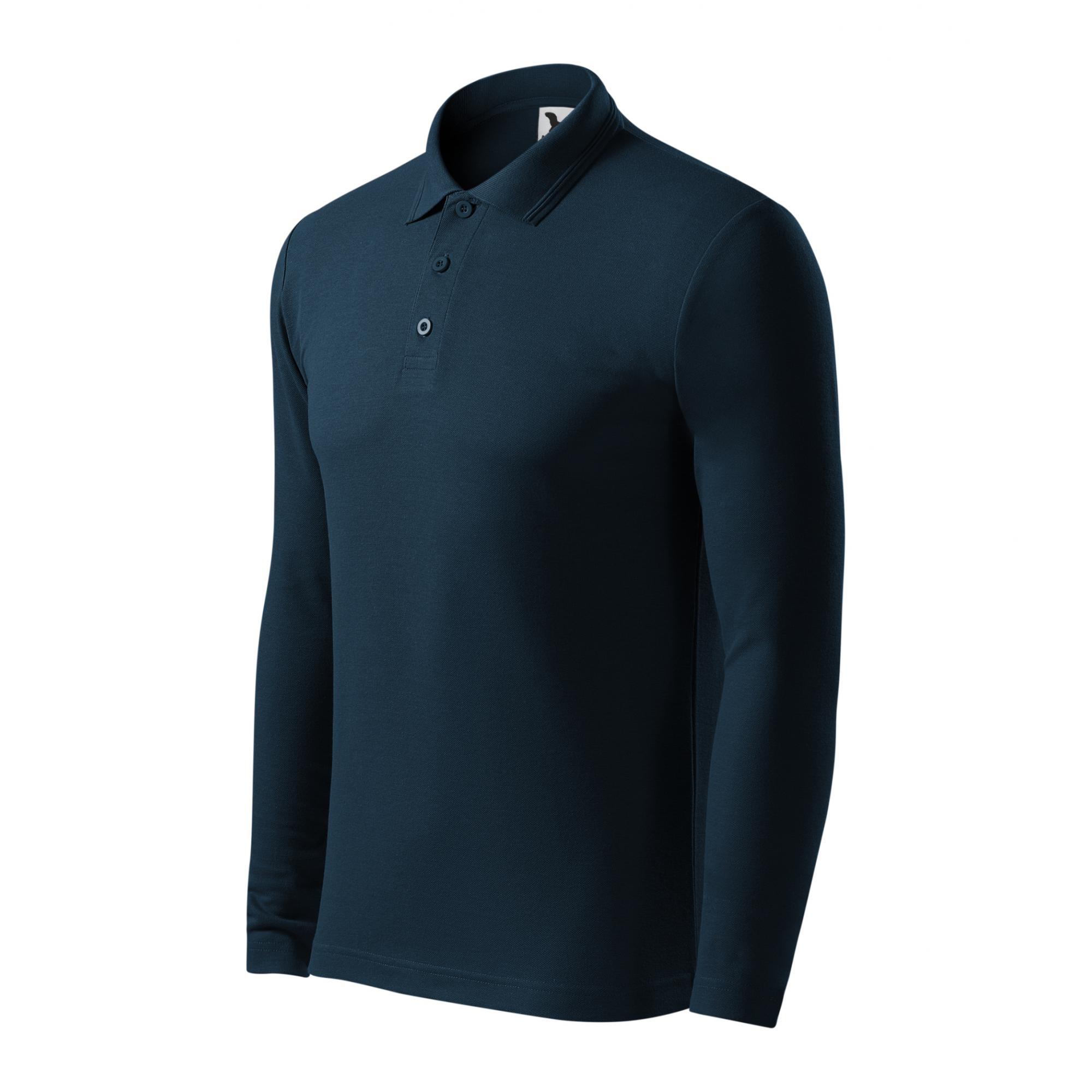 Tricou polo pentru bărbaţi Pique Polo LS 221 Albastru marin XL