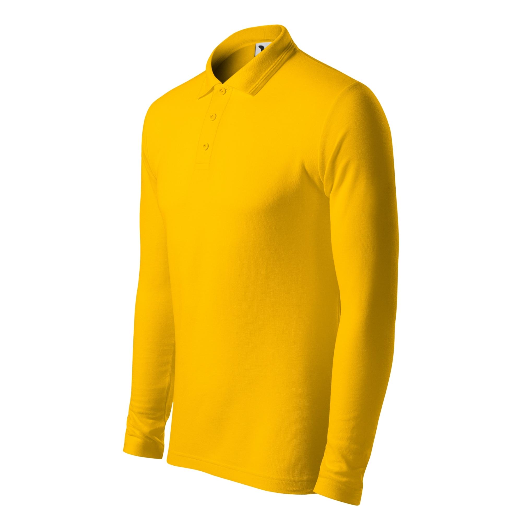 Tricou polo pentru bărbaţi Pique Polo LS 221 Galben L