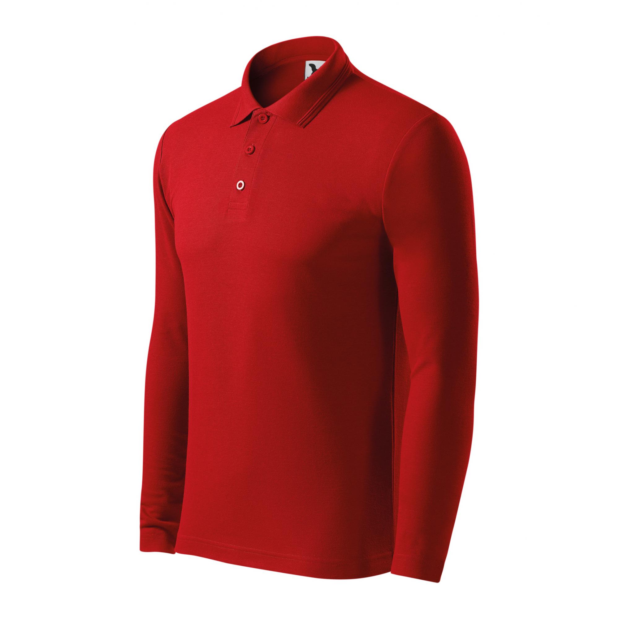Tricou polo pentru bărbaţi Pique Polo LS 221 Roșu