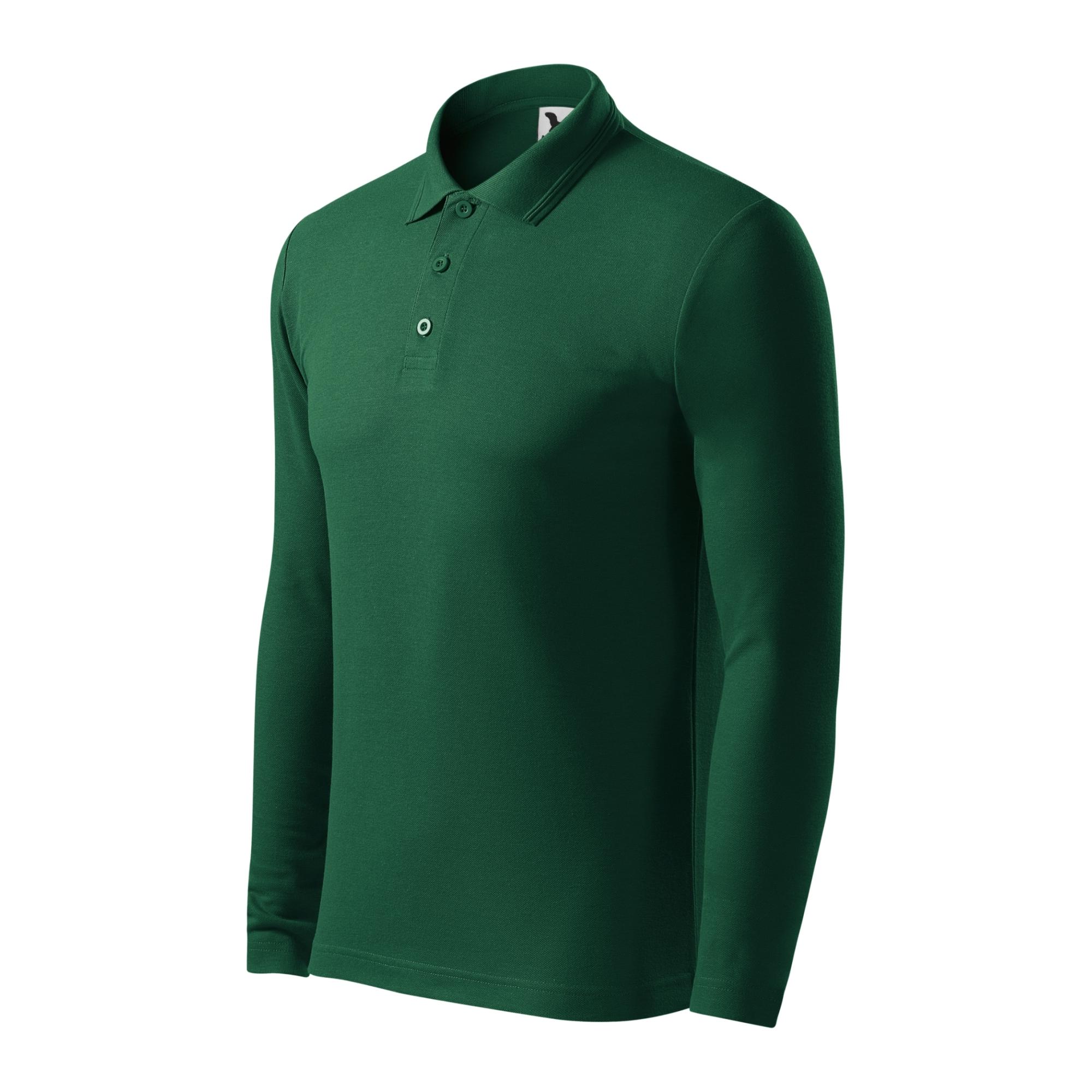 Tricou polo pentru bărbaţi Pique Polo LS 221 dark green XXL