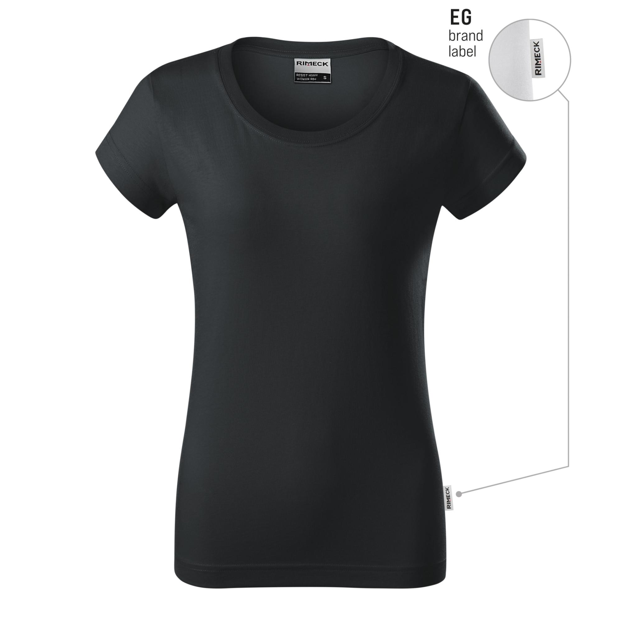Tricou pentru damă Resist heavy R04 ebony gray 94 (brand label) M