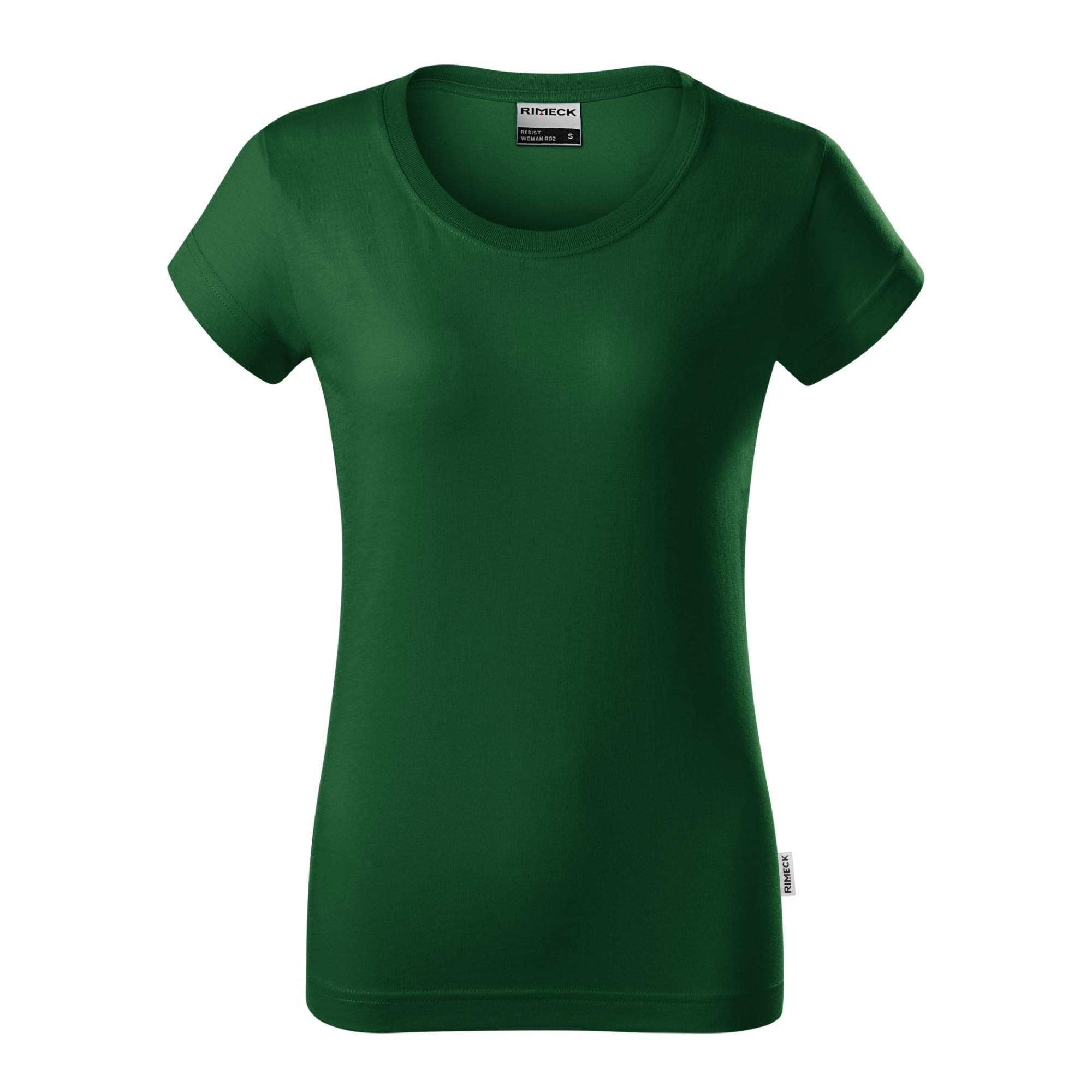 Tricou pentru damă Resist R02 verde sticlă 06 (brand label) XXL