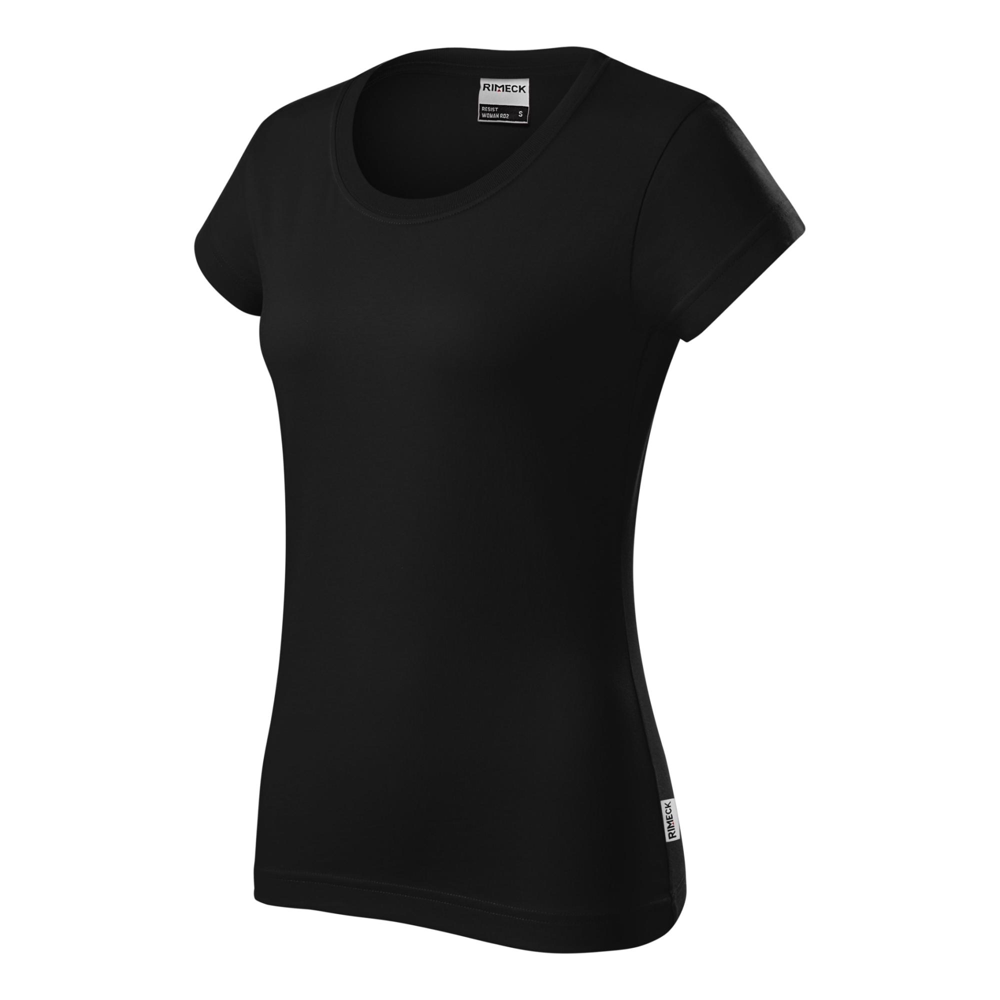 Tricou pentru damă Resist R02 negru 01 (brand label) XXL