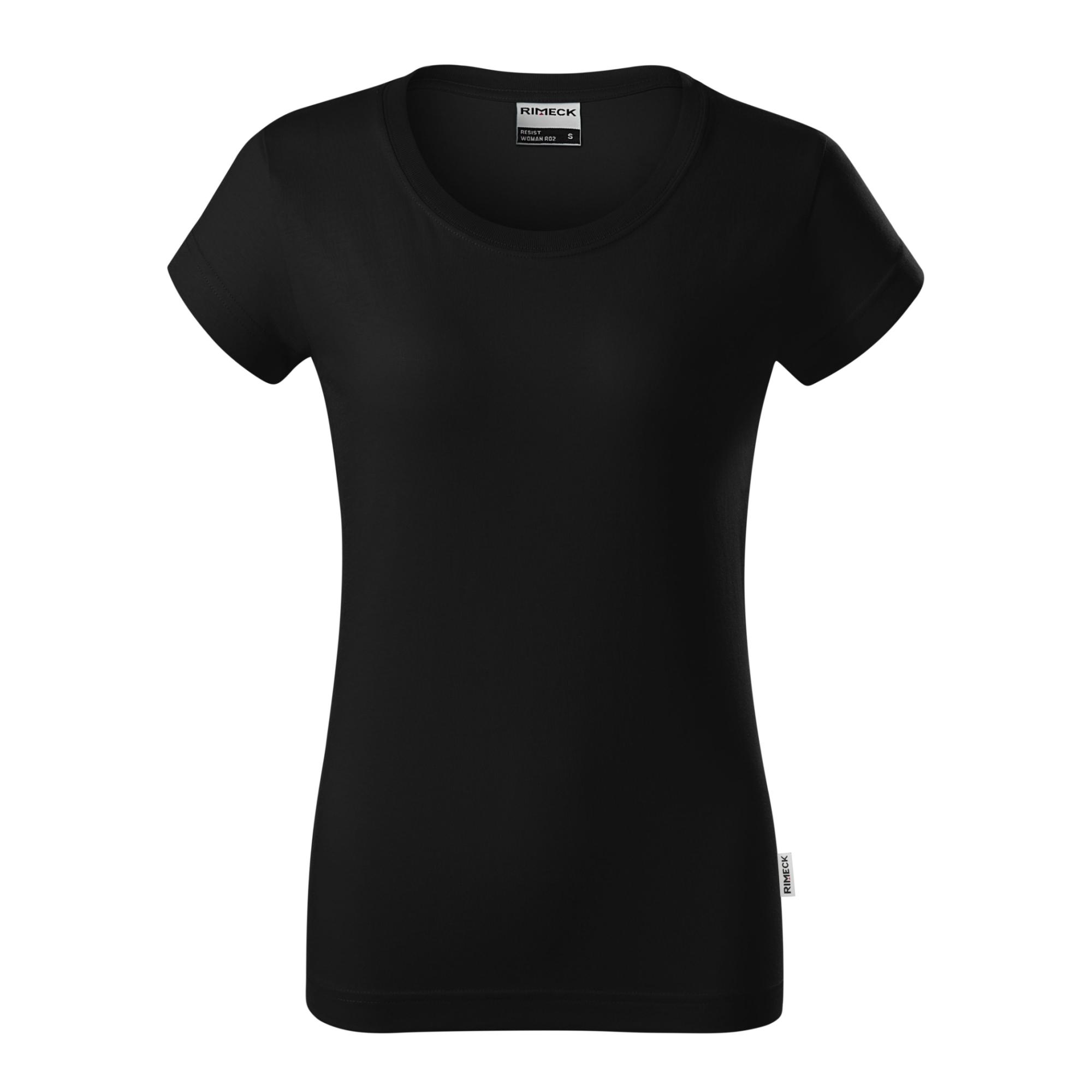 Tricou pentru damă Resist R02 negru 01 (brand label) L