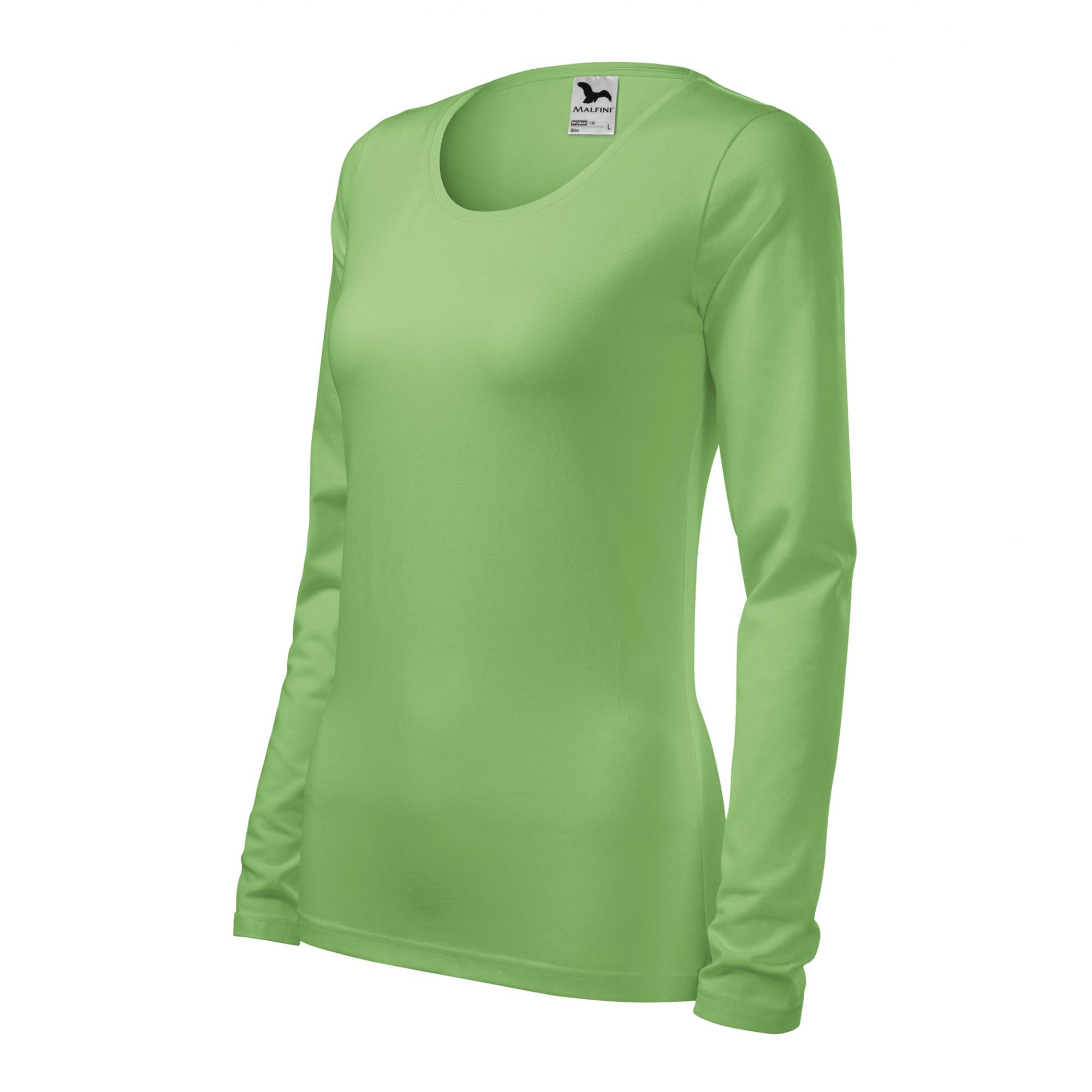 Tricou pentru damă Slim 139 Verde iarba XL