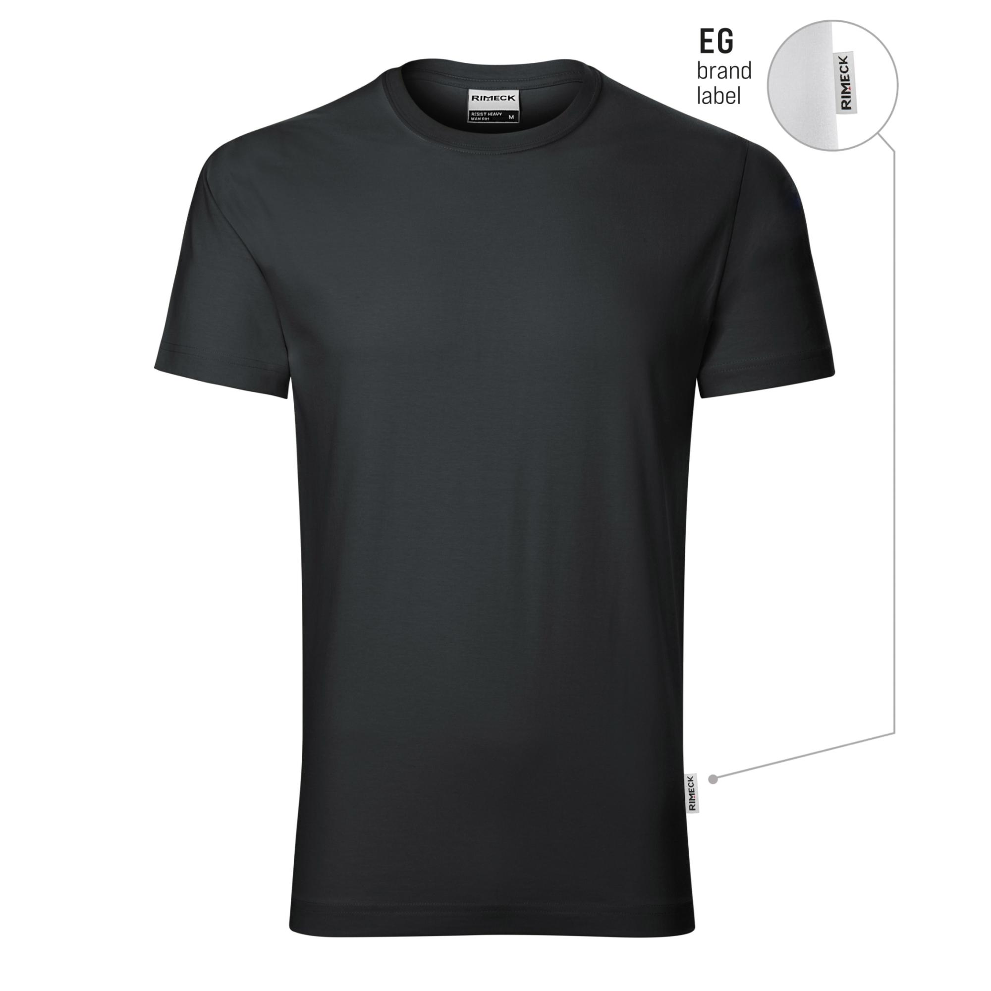 Tricou pentru bărbaţi Resist R01 ebony gray 94 (brand label) S
