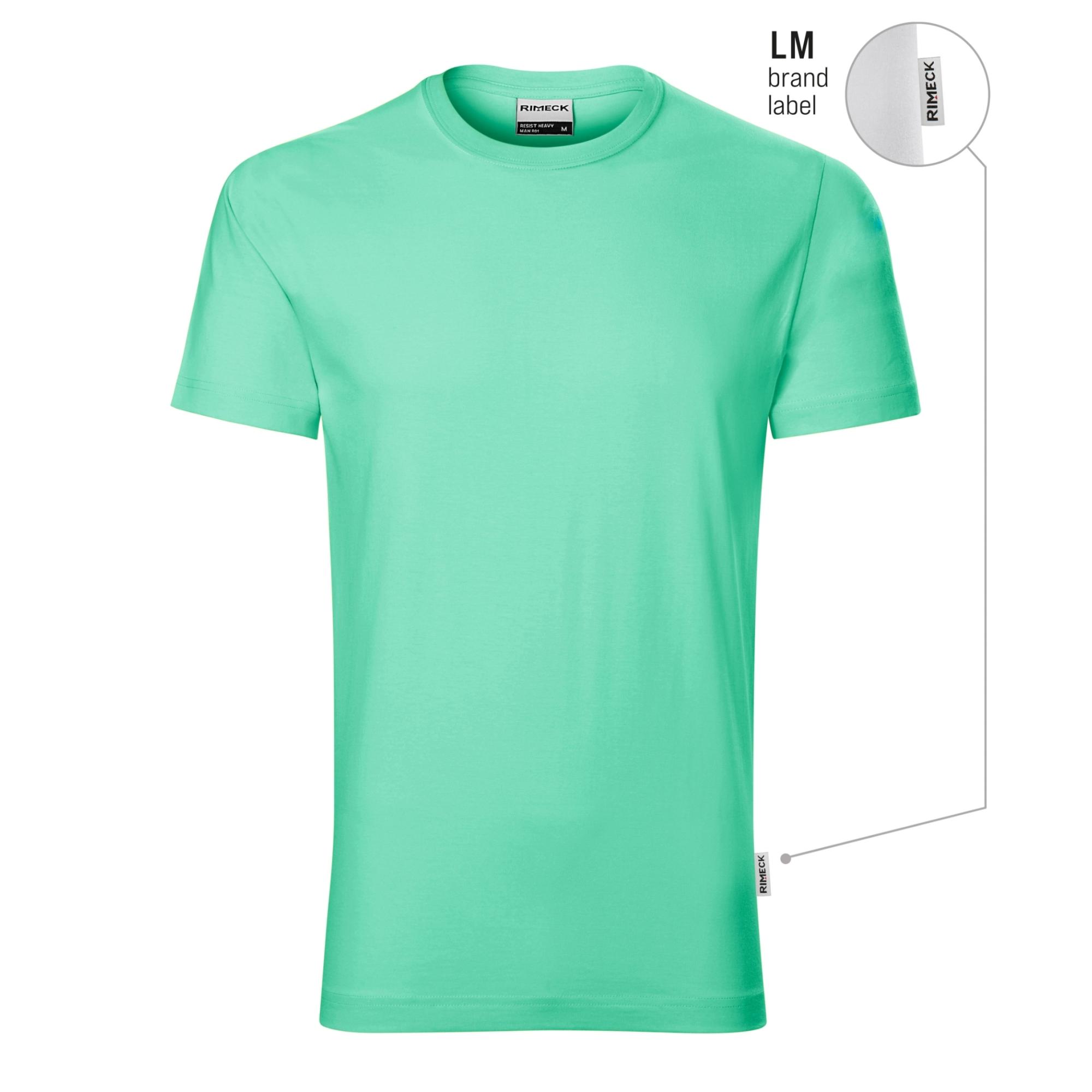 Tricou pentru bărbaţi Resist R01 verde mentă 95 (brand label) S