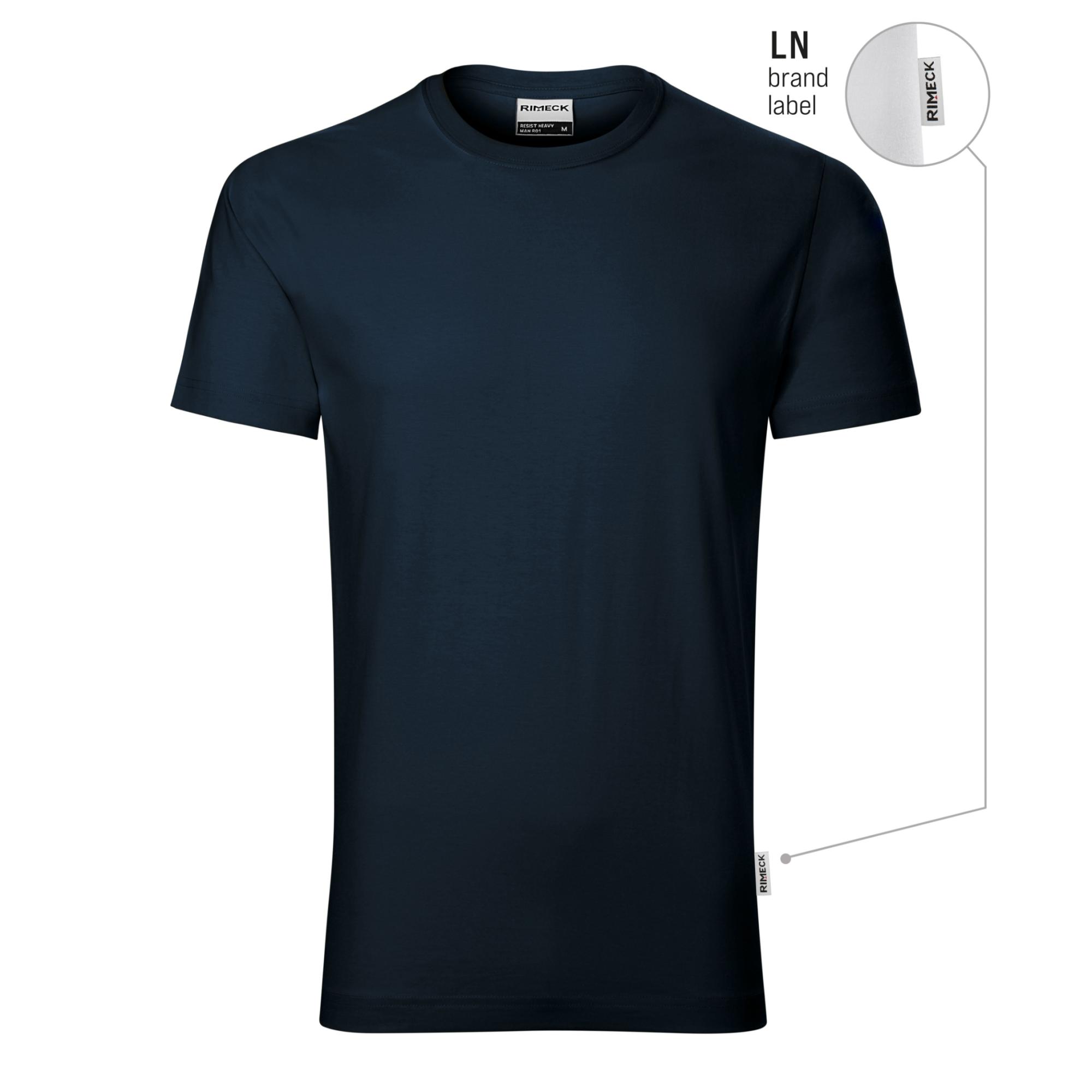 Tricou pentru bărbaţi Resist R01 albastru marin 02 (brand label) S