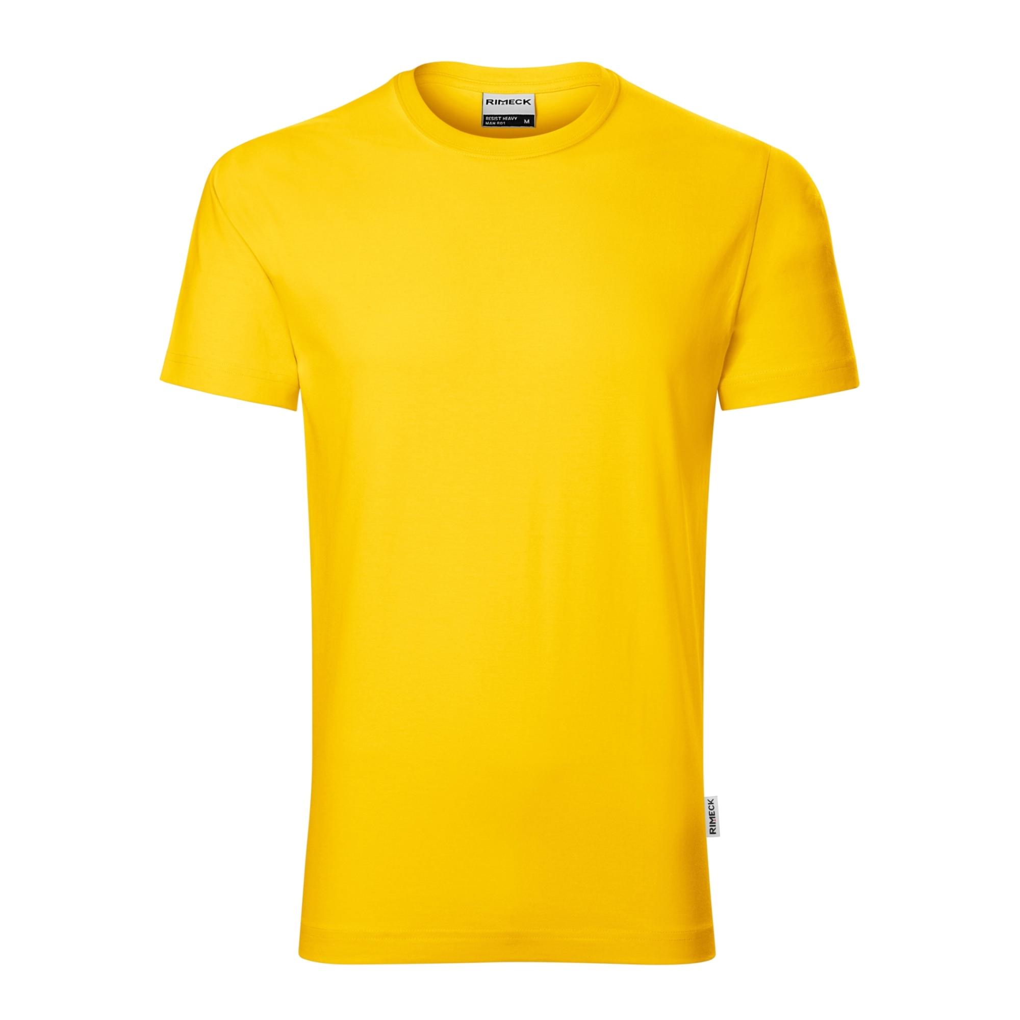 Tricou pentru bărbaţi Resist R01 galben 04 (brand label) S