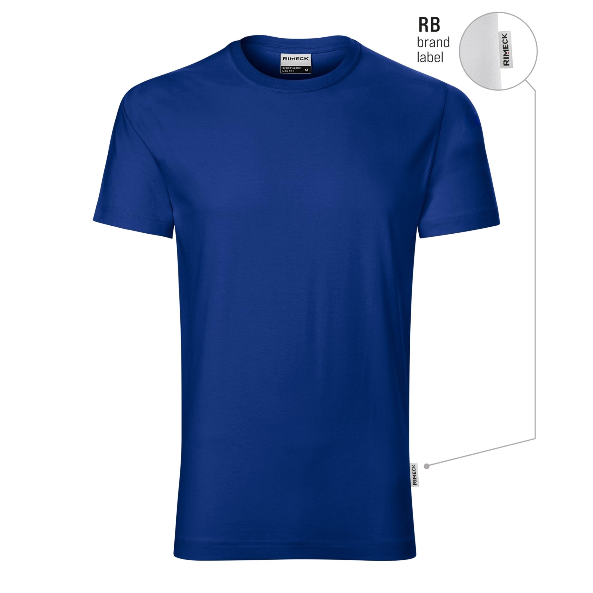 Tricou pentru bărbaţi Resist R01 albastru regal 05 (brand label) XXL