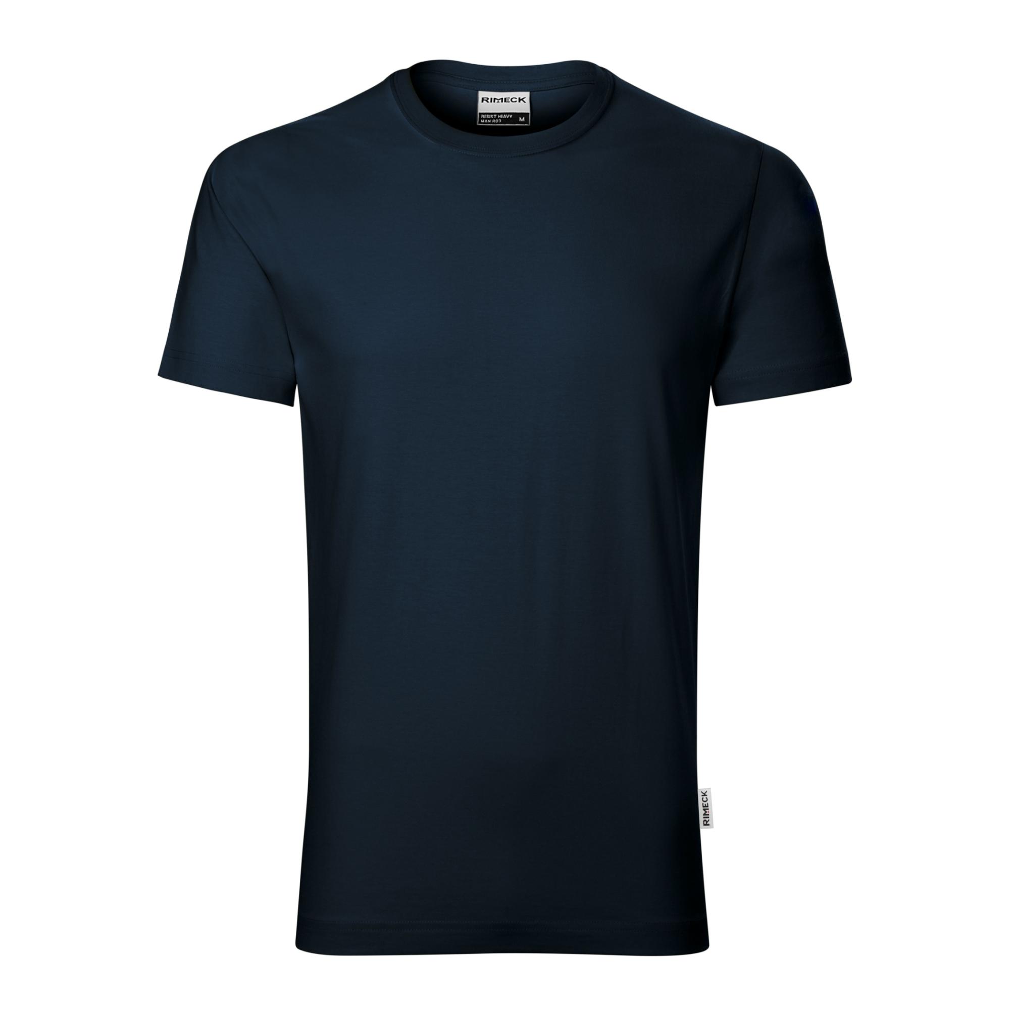 Tricou pentru bărbaţi Resist heavy R03 albastru marin 02 (brand label) L