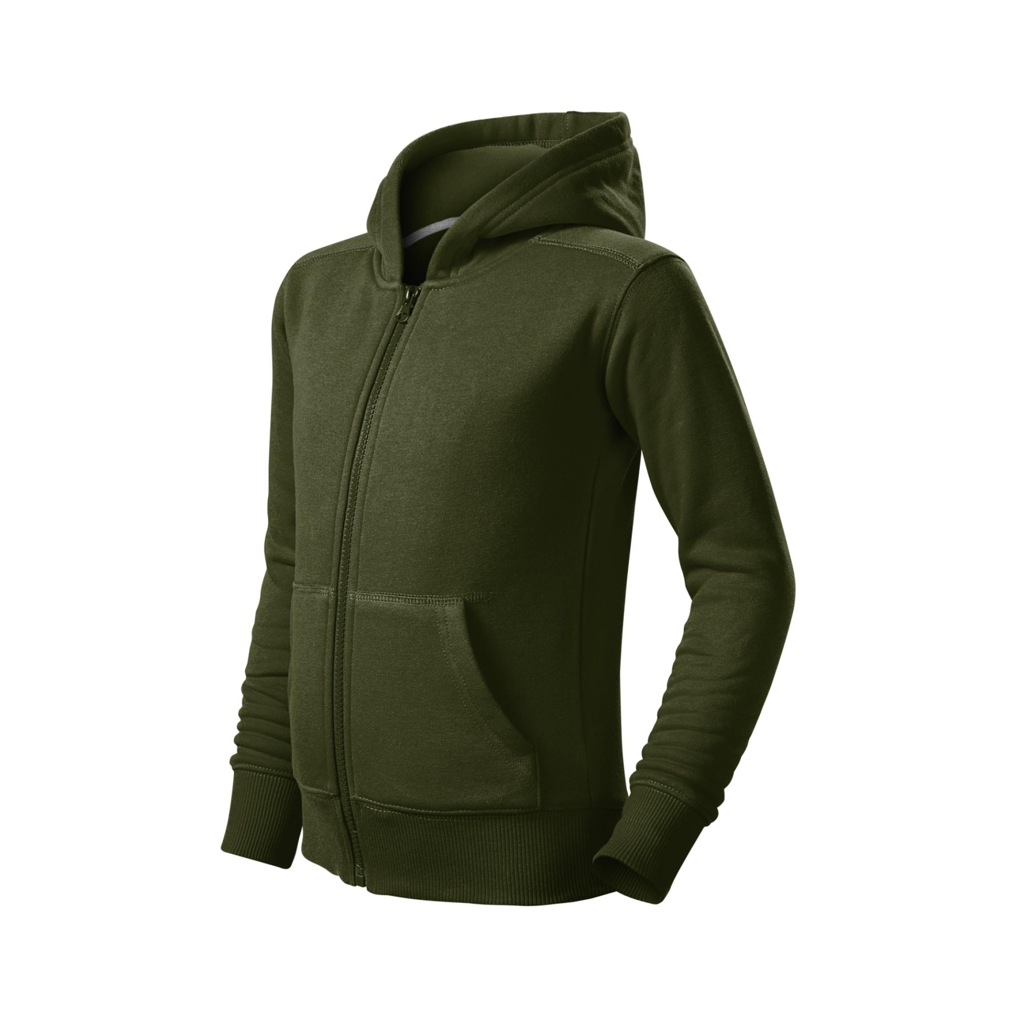 Hanorac pentru copii Trendy Zipper 412 Military 12 ani