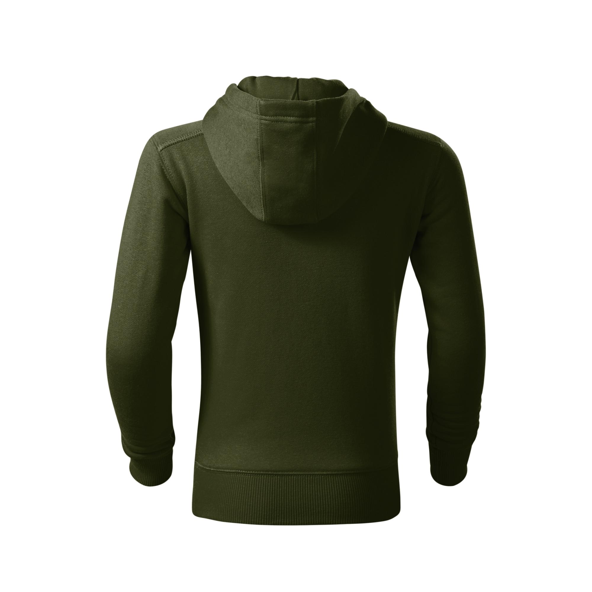 Hanorac pentru copii Trendy Zipper 412 Military 12 ani