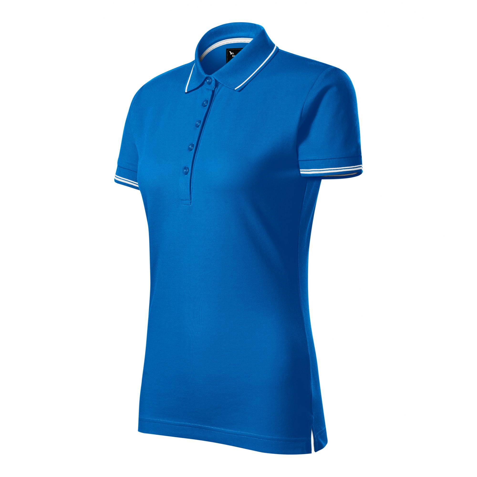 Tricou polo pentru damă Perfection plain 253 Snorkel blue XL