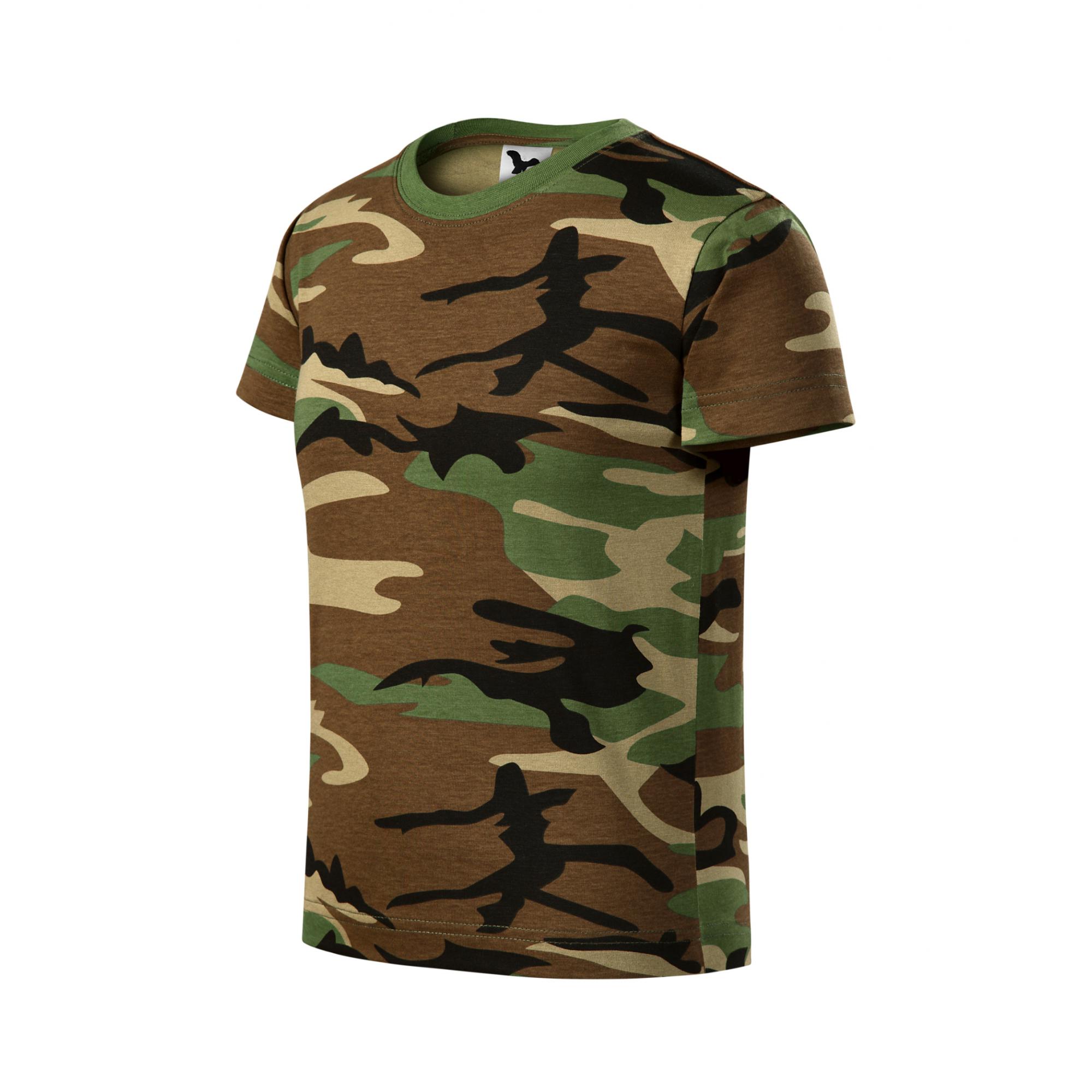 Tricou pentru copii Camouflage 149 Camuflaj maro 8ani