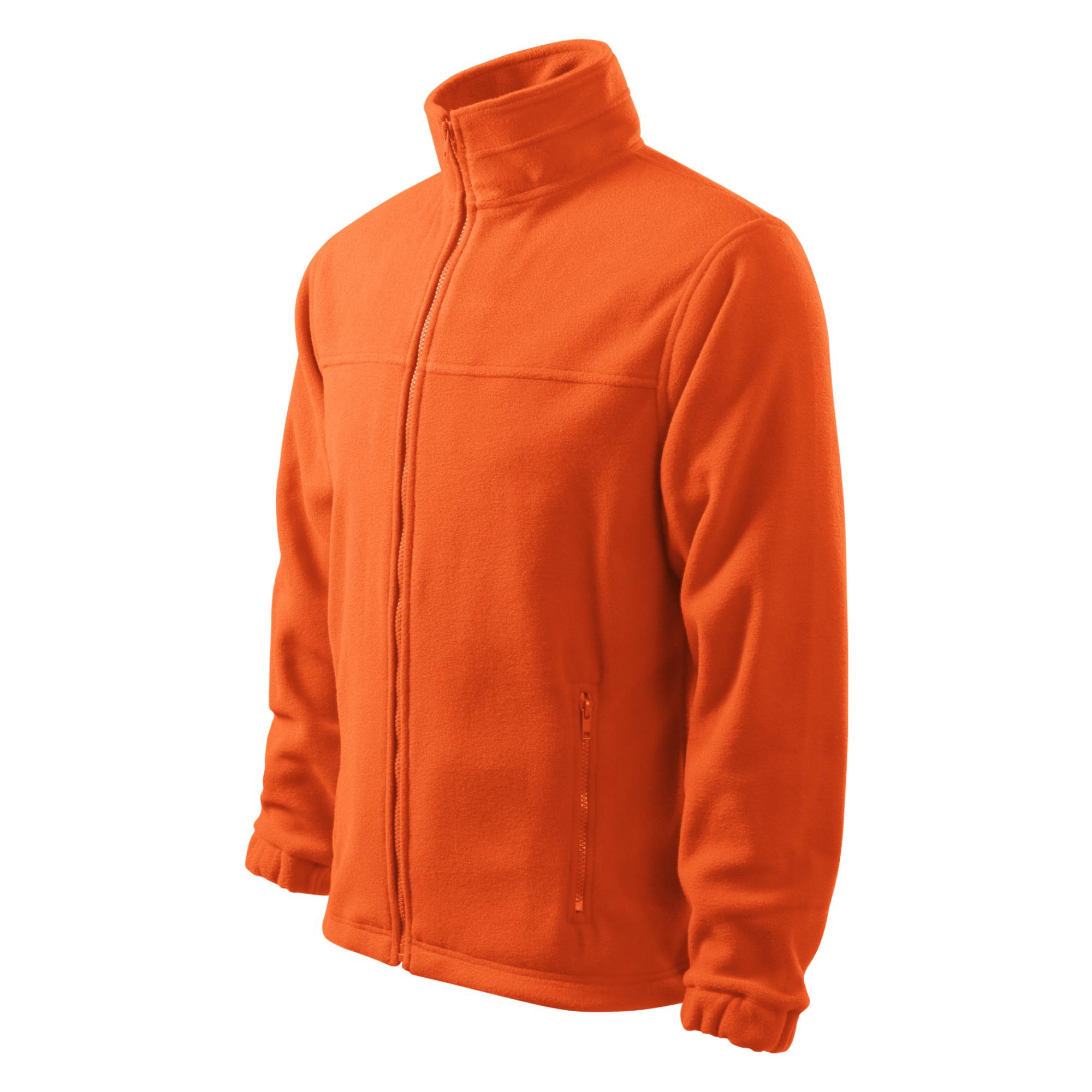 Jachetă fleece pentru bărbaţi Jacket 501 Portocaliu XL