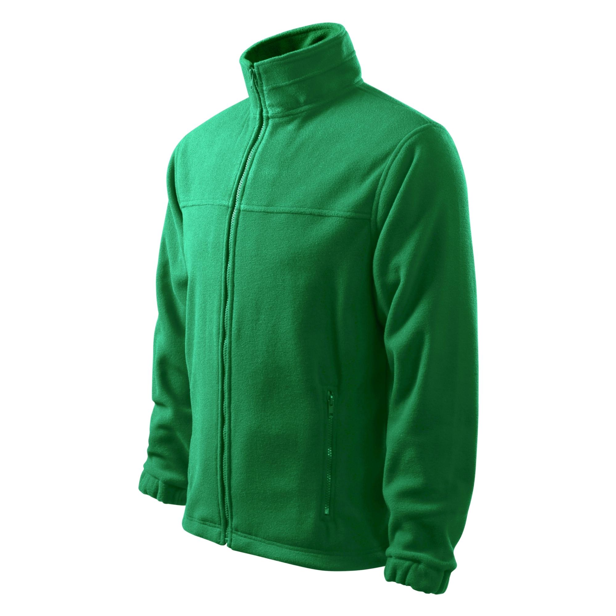 Jachetă fleece pentru bărbaţi Jacket 501 Verde mediu XXL