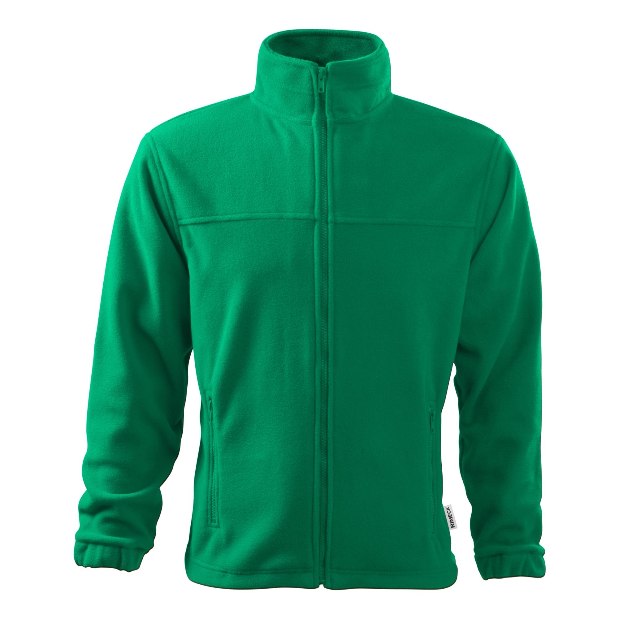 Jachetă fleece pentru bărbaţi Jacket 501 Verde mediu XXL
