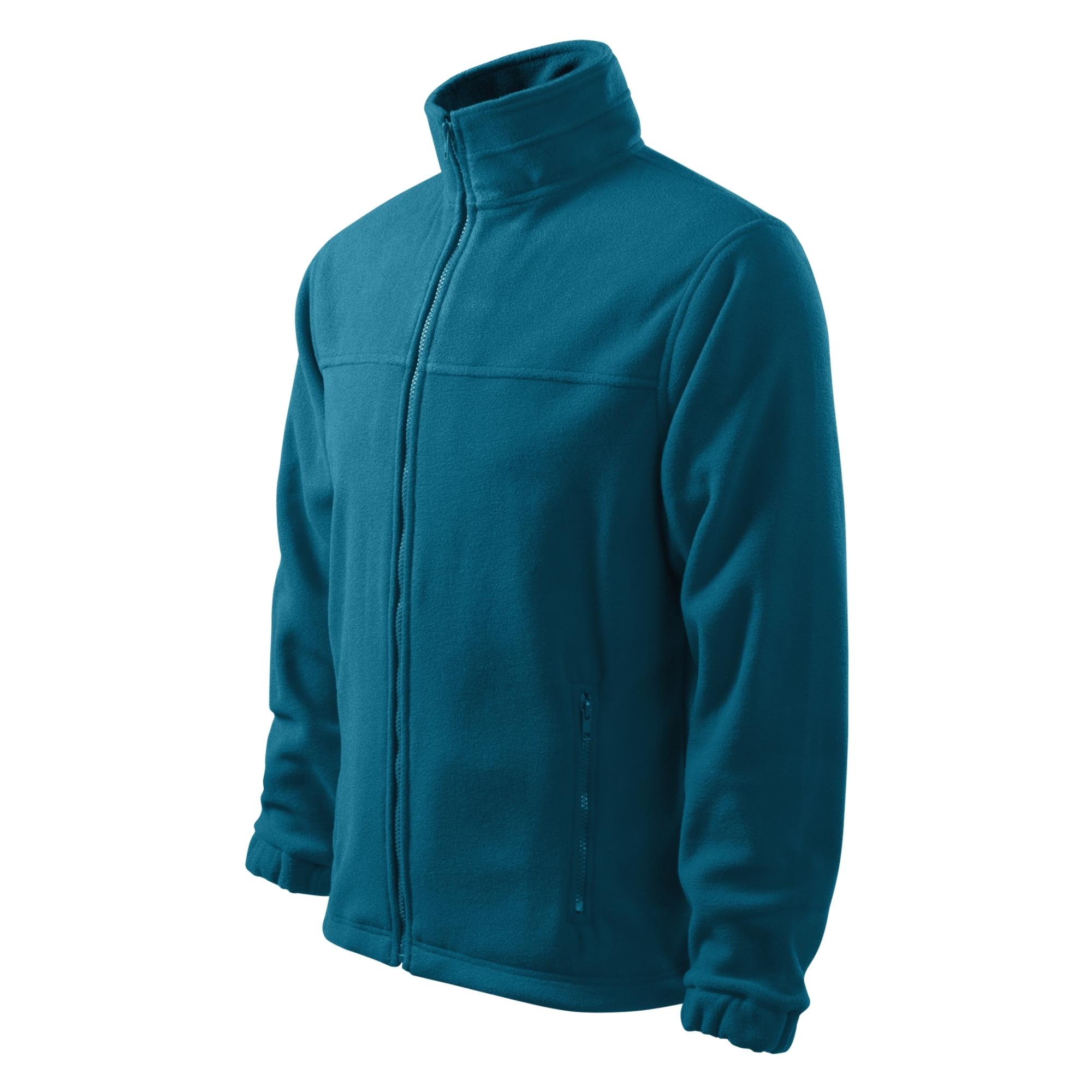 Jachetă fleece pentru bărbaţi Jacket 501 Albastru petrol XXL