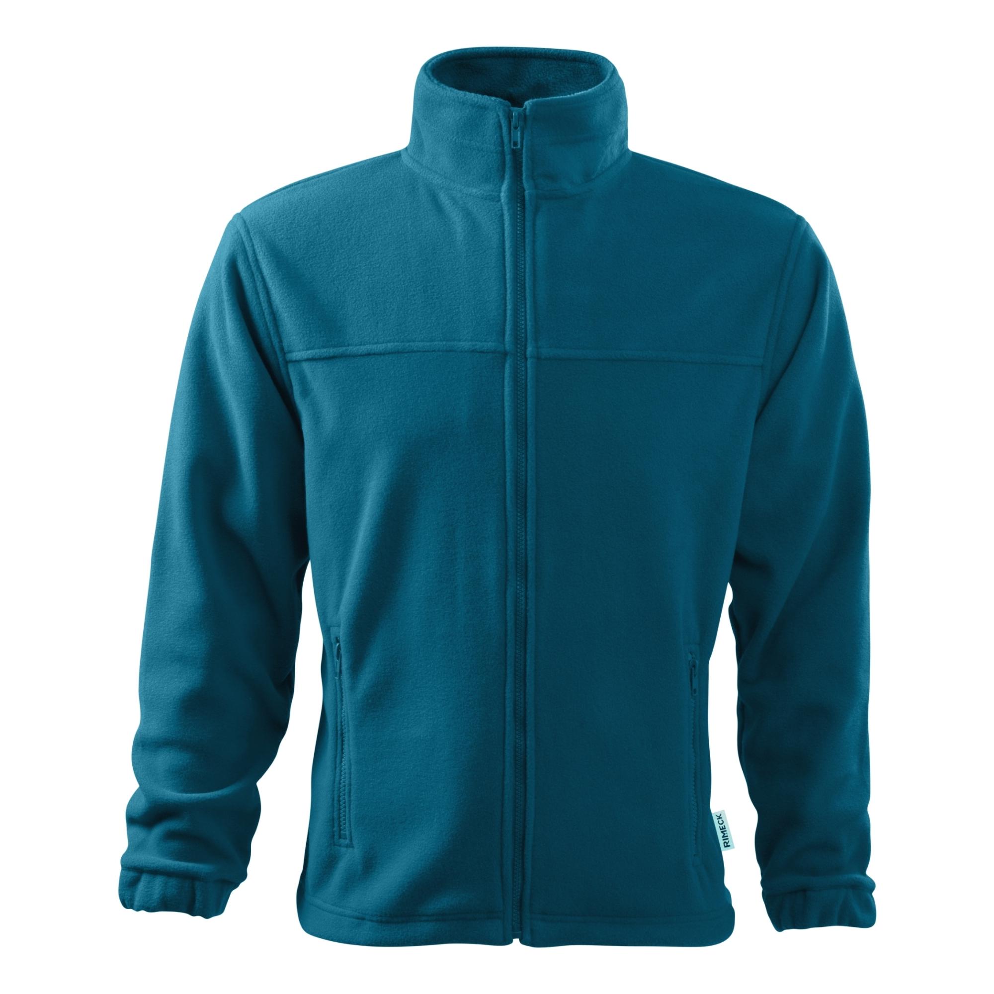 Jachetă fleece pentru bărbaţi Jacket 501 Albastru petrol XXL