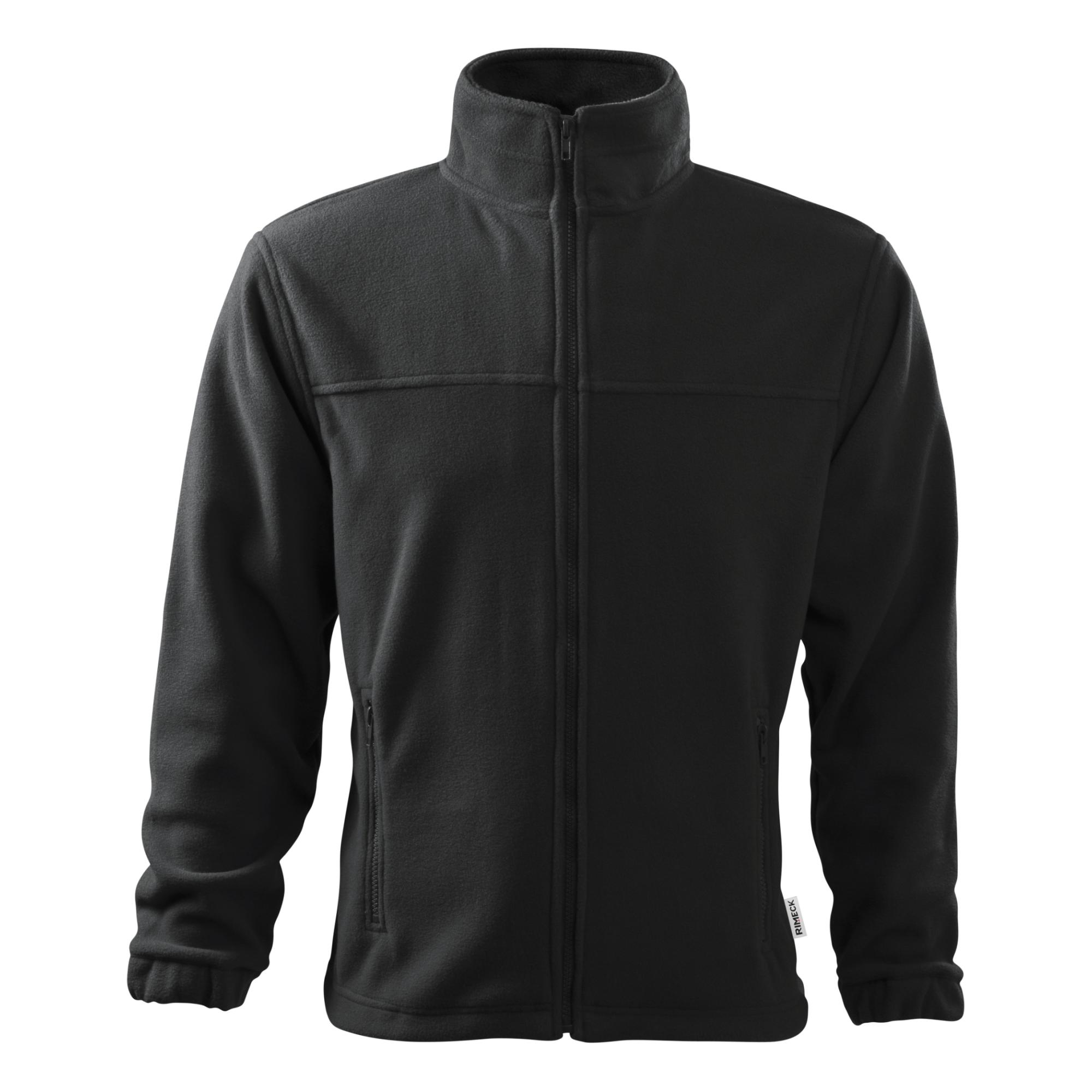 Jachetă fleece pentru bărbaţi Jacket 501 ebony gray 94 (brand label) 4XL