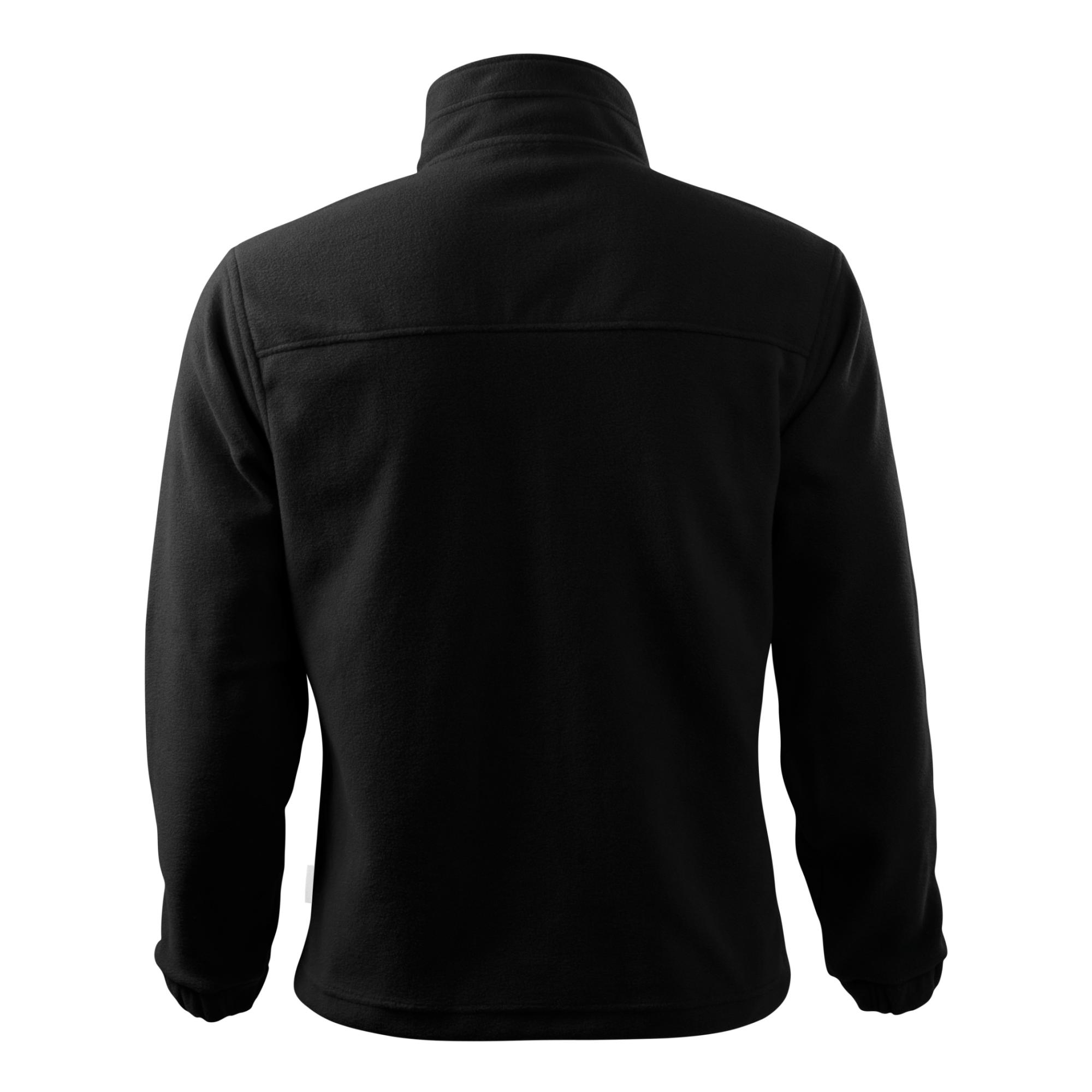 Jachetă fleece pentru bărbaţi Jacket 501 negru 01 (brand label) 3XL