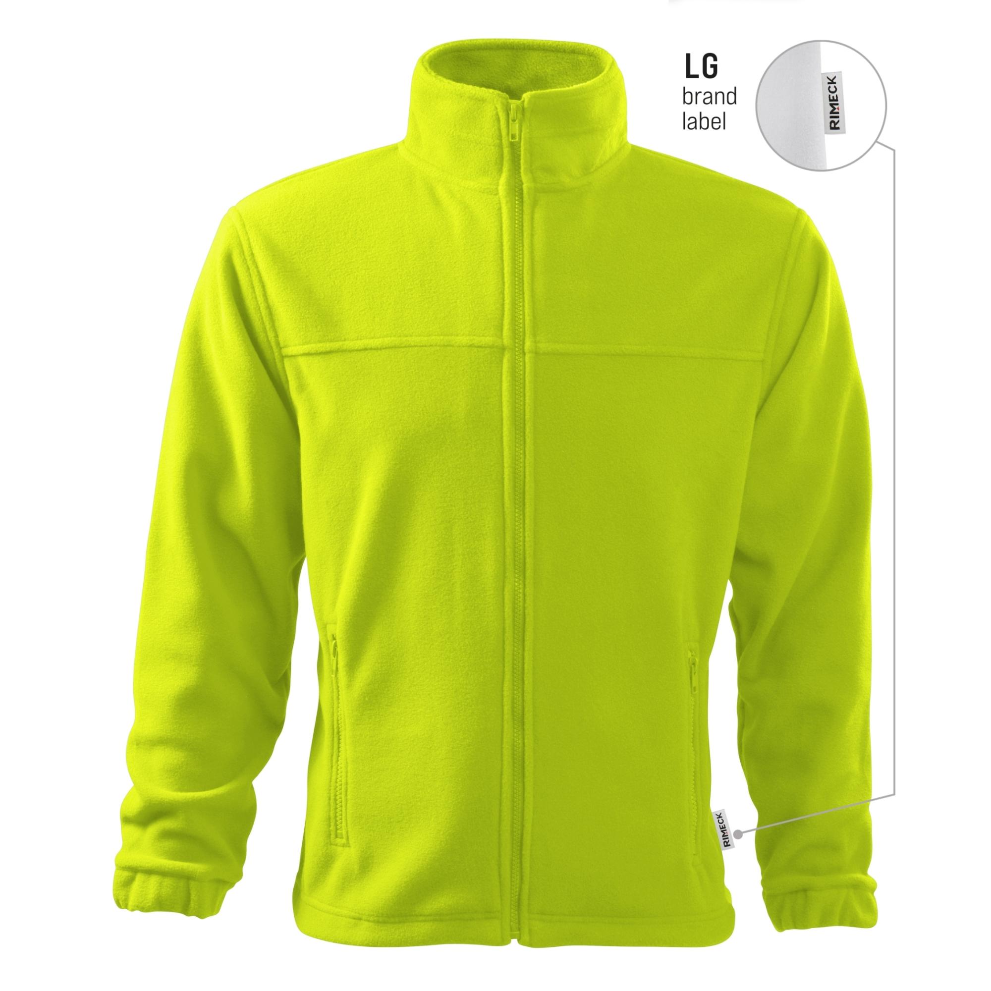 Jachetă fleece pentru bărbaţi Jacket 501 lime 62 (brand label) M