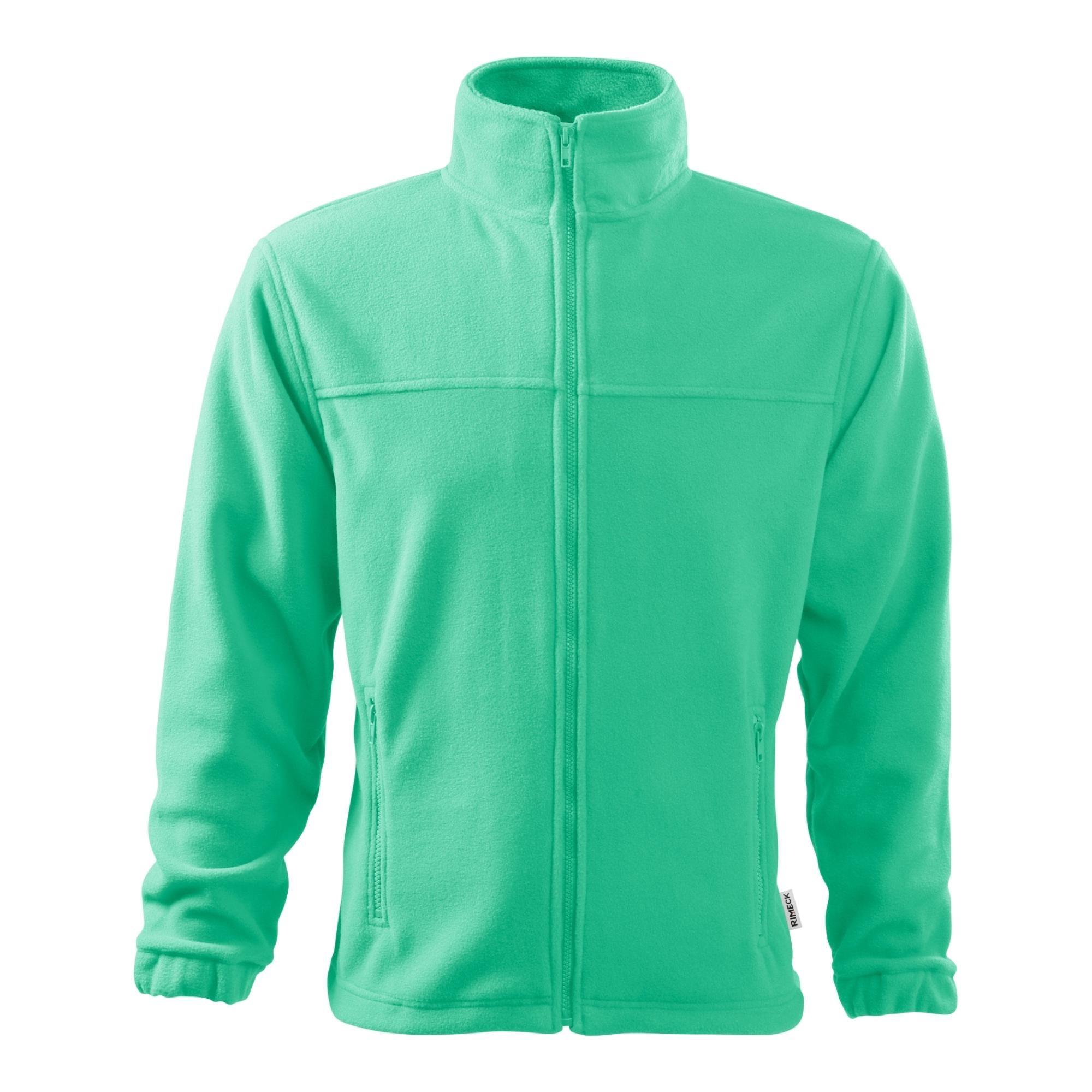 Jachetă fleece pentru bărbaţi Jacket 501 verde mentă 95 (brand label) M
