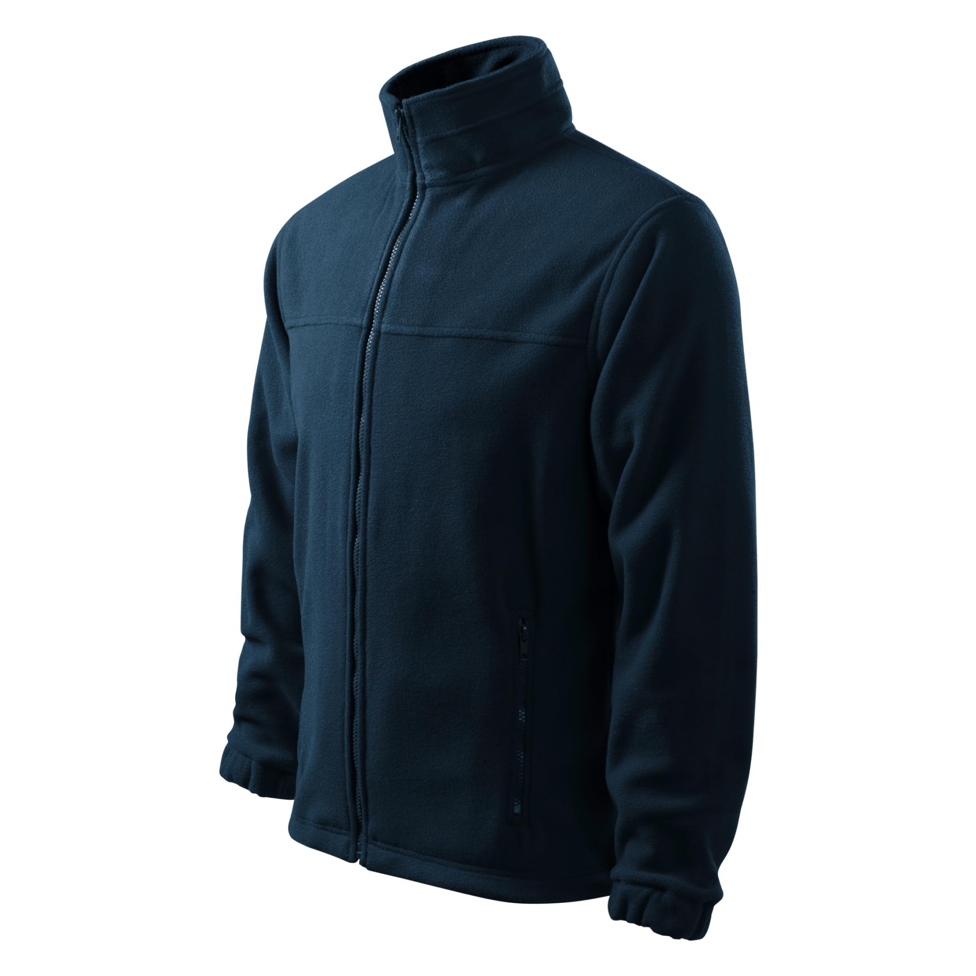 Jachetă fleece pentru bărbaţi Jacket 501 albastru marin 02 (brand label) 4XL