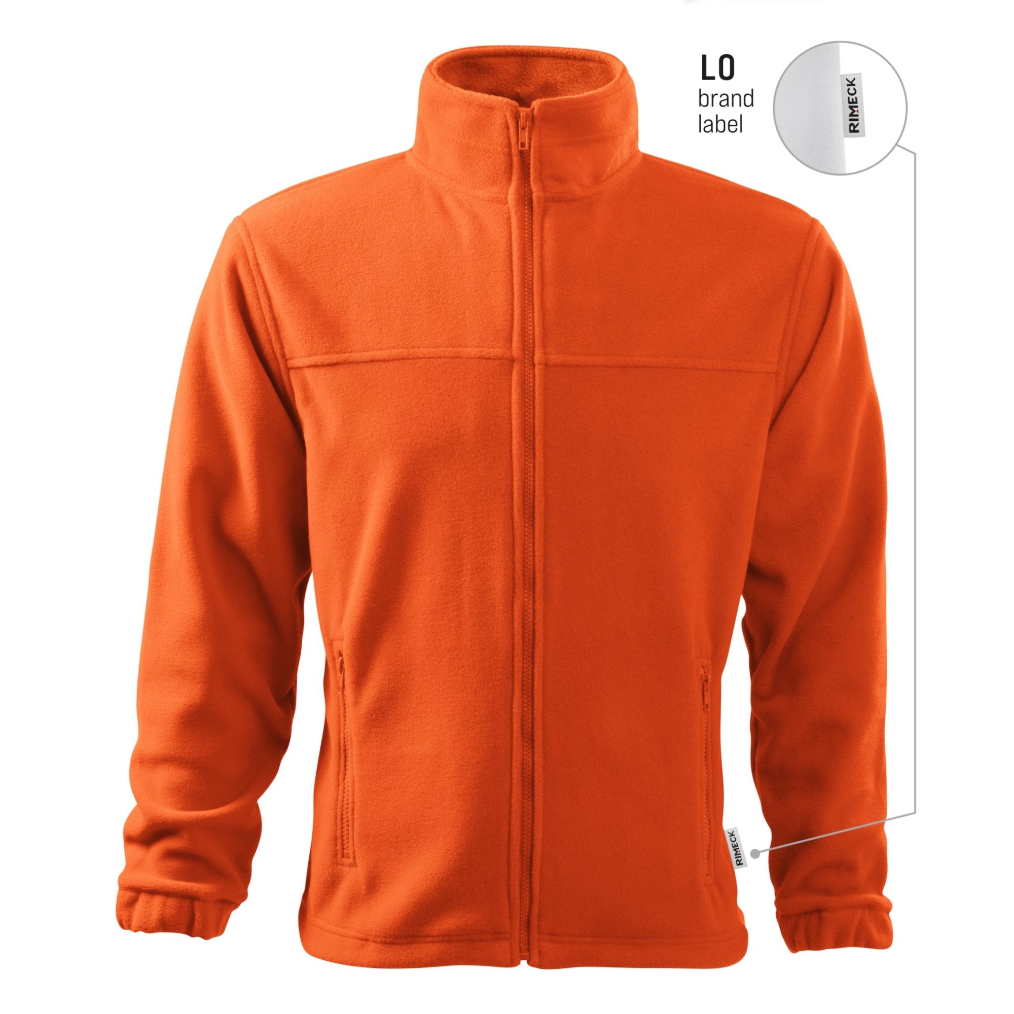Jachetă fleece pentru bărbaţi Jacket 501 portocaliu 11 (brand label) S