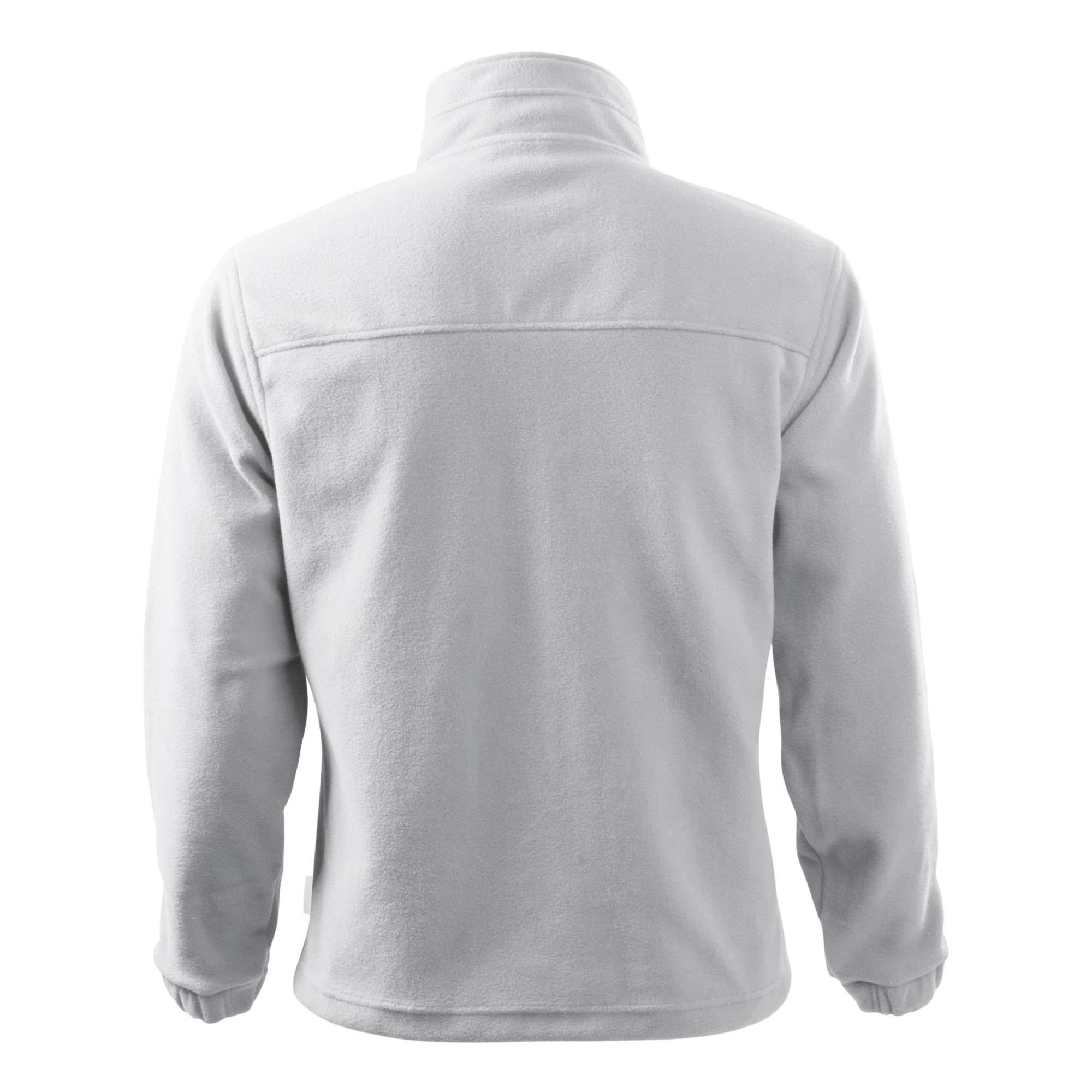 Jachetă fleece pentru bărbaţi Jacket 501 alb 00 (brand label) XL