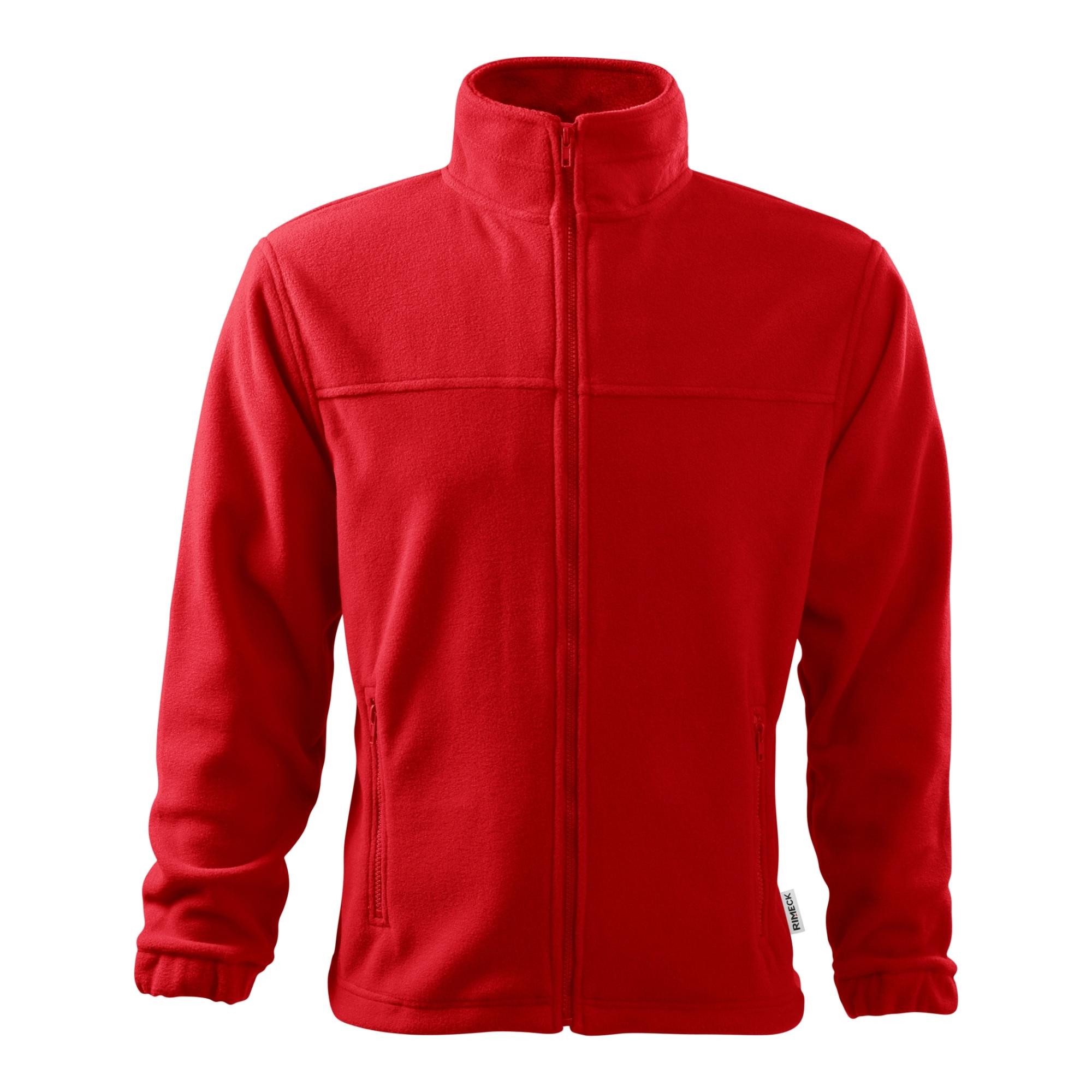 Jachetă fleece pentru bărbaţi Jacket 501 roşu 07 (brand label) XXL
