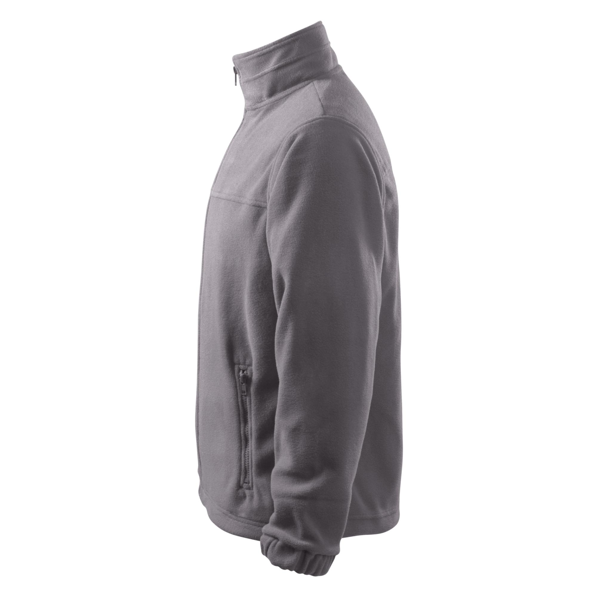 Jachetă fleece pentru bărbaţi Jacket 501 gri metalic 36 (brand label) XXL