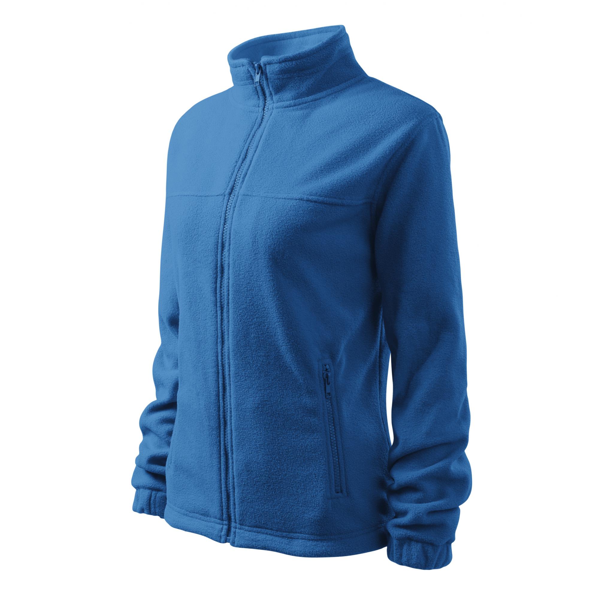 Jachetă fleece pentru damă Jacket 504 Albastru azuriu XS