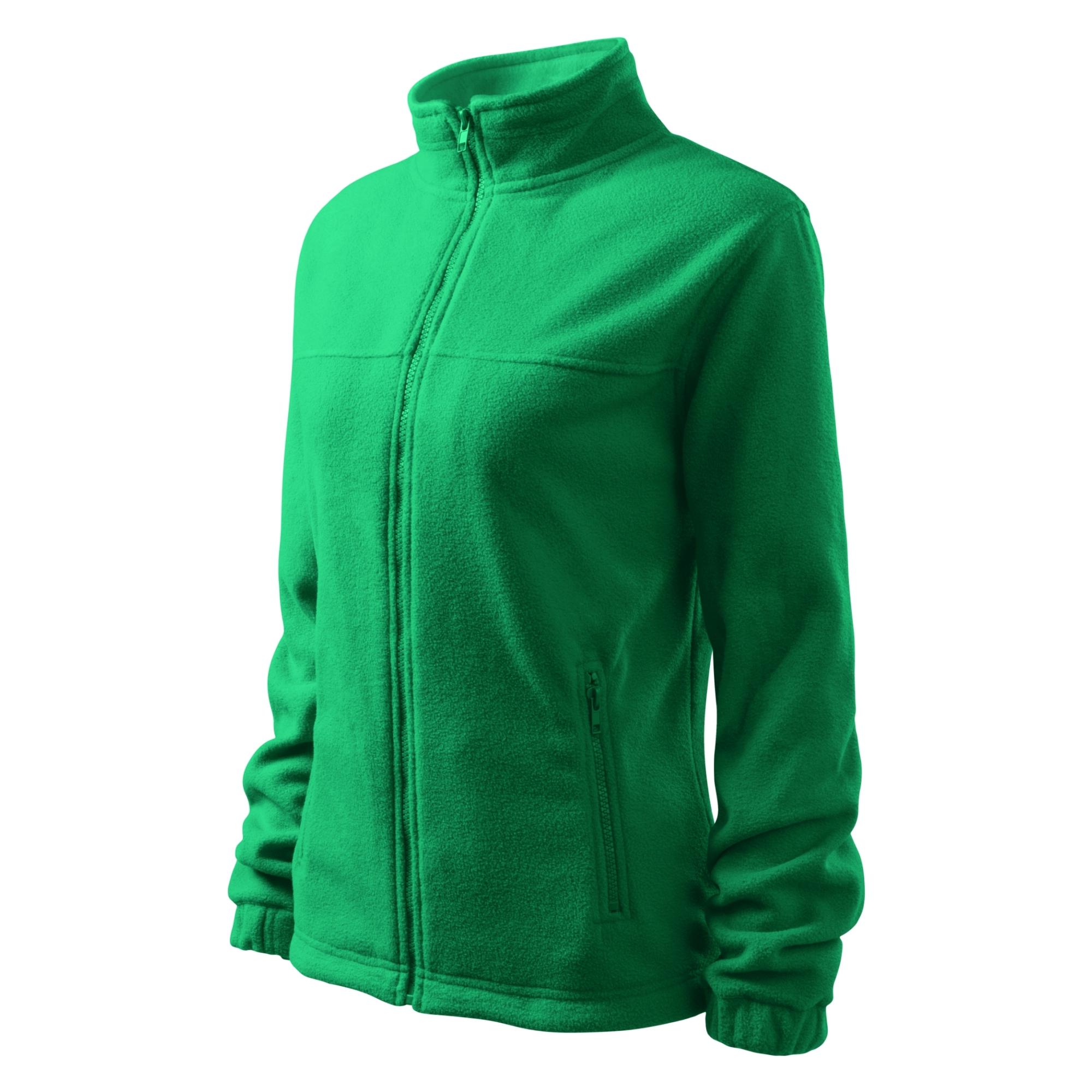 Jachetă fleece pentru damă Jacket 504 Verde mediu XXL