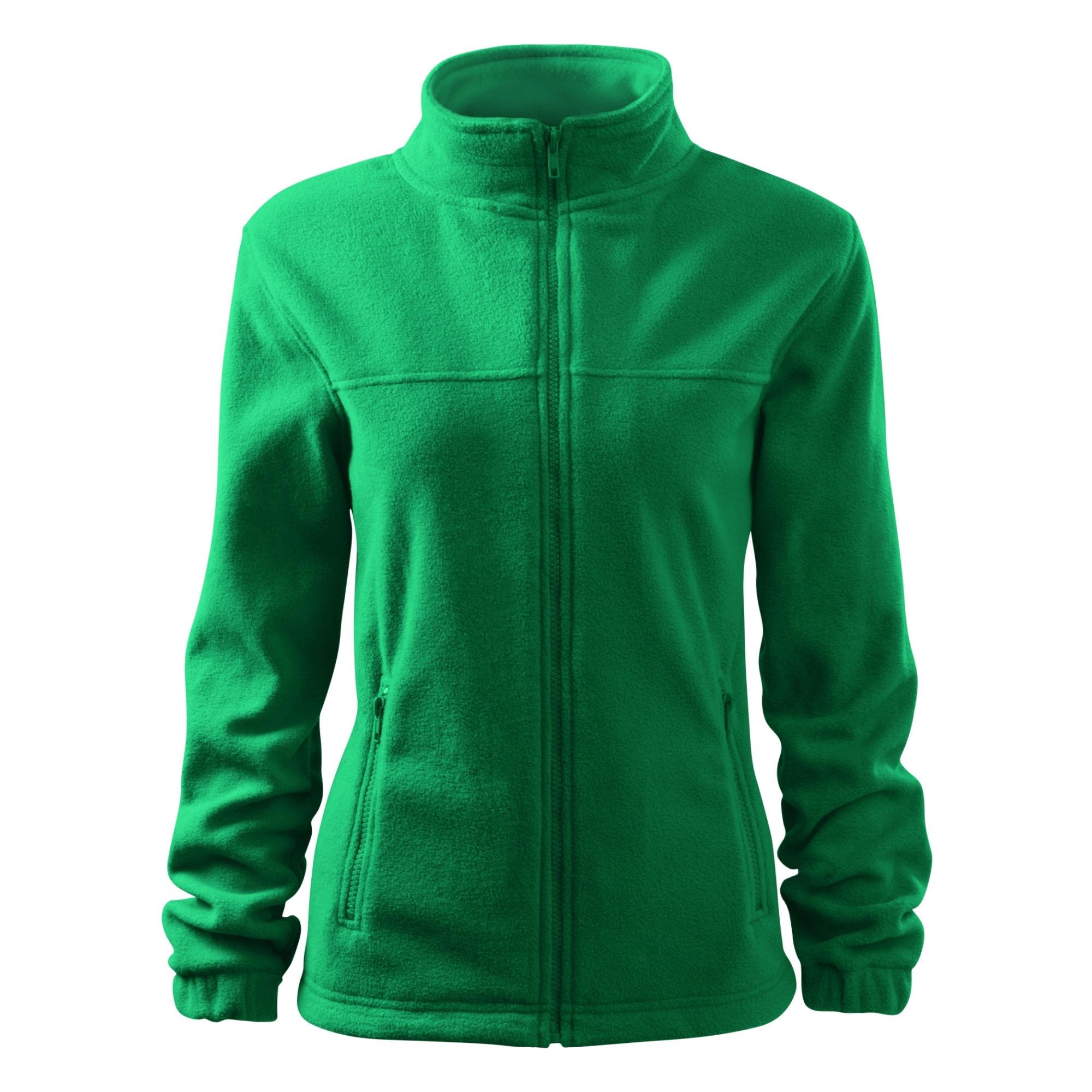 Jachetă fleece pentru damă Jacket 504 Verde mediu XXL