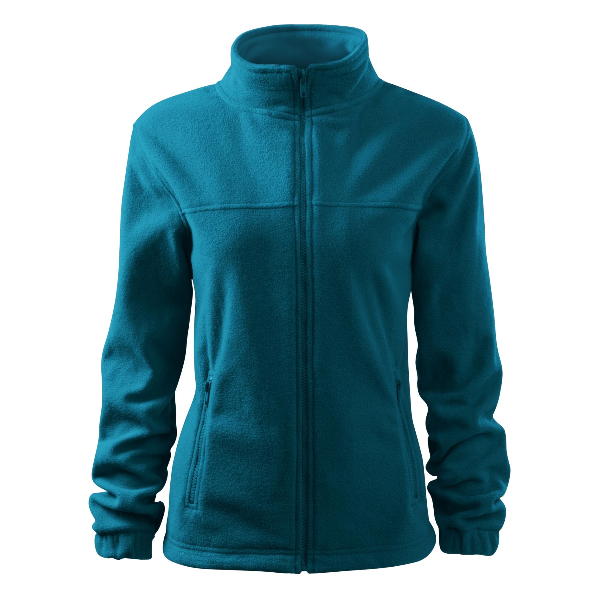 Jachetă fleece pentru damă Jacket 504 Albastru petrol XXL