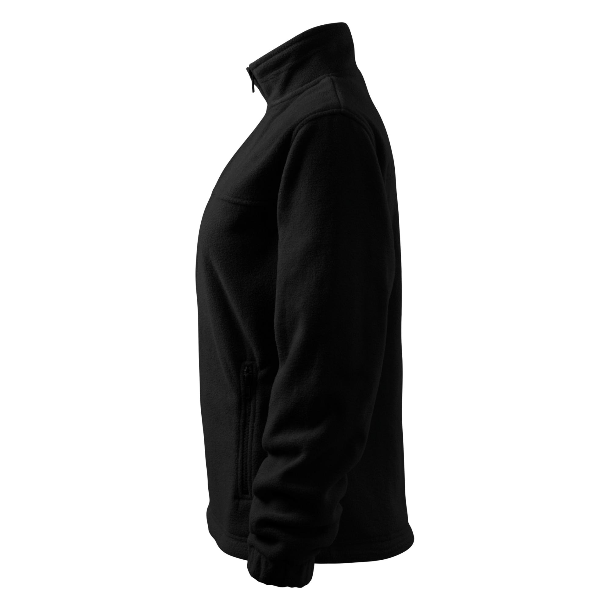 Jachetă fleece pentru damă Jacket 504 negru 01 (brand label) M