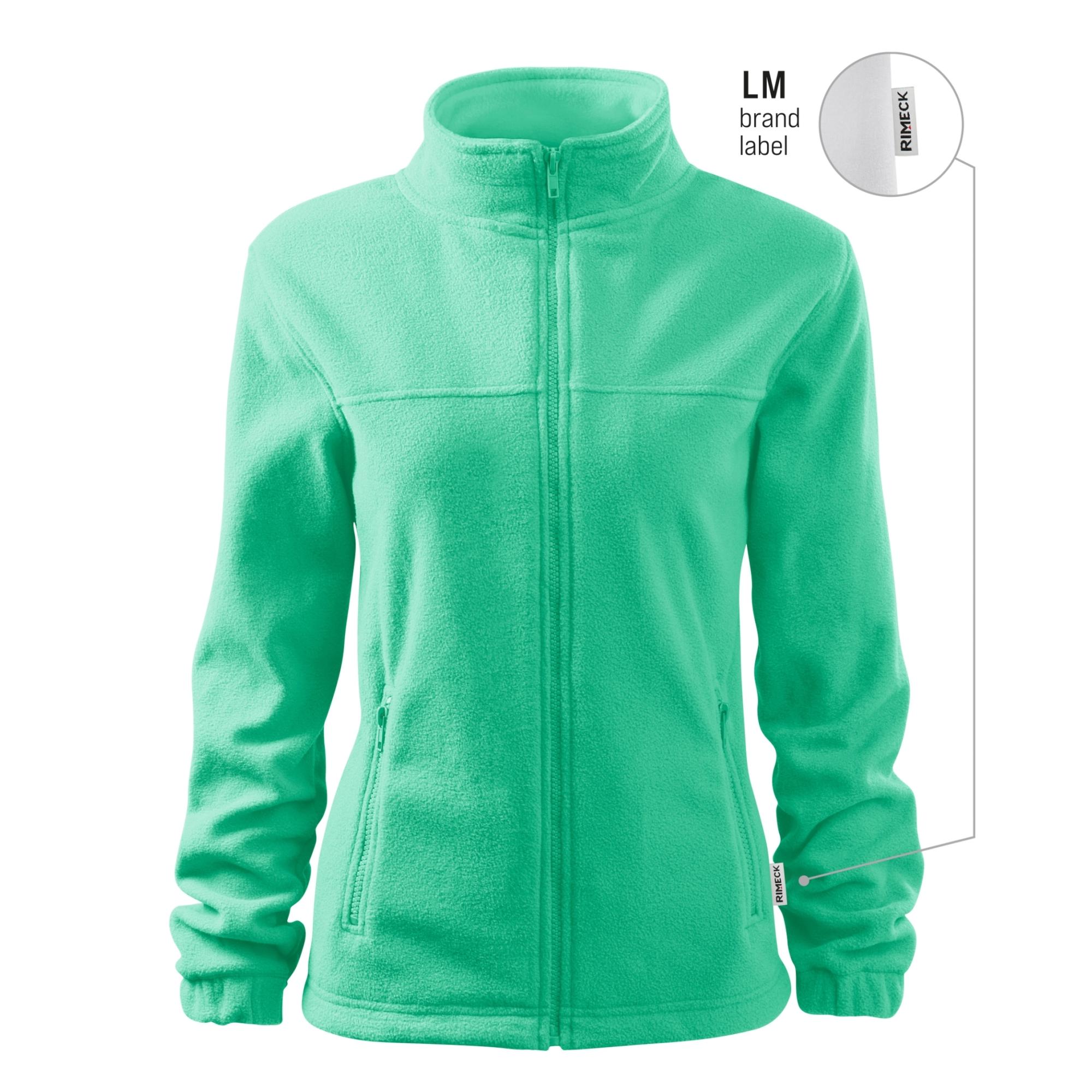 Jachetă fleece pentru damă Jacket 504 verde mentă 95 (brand label) XS
