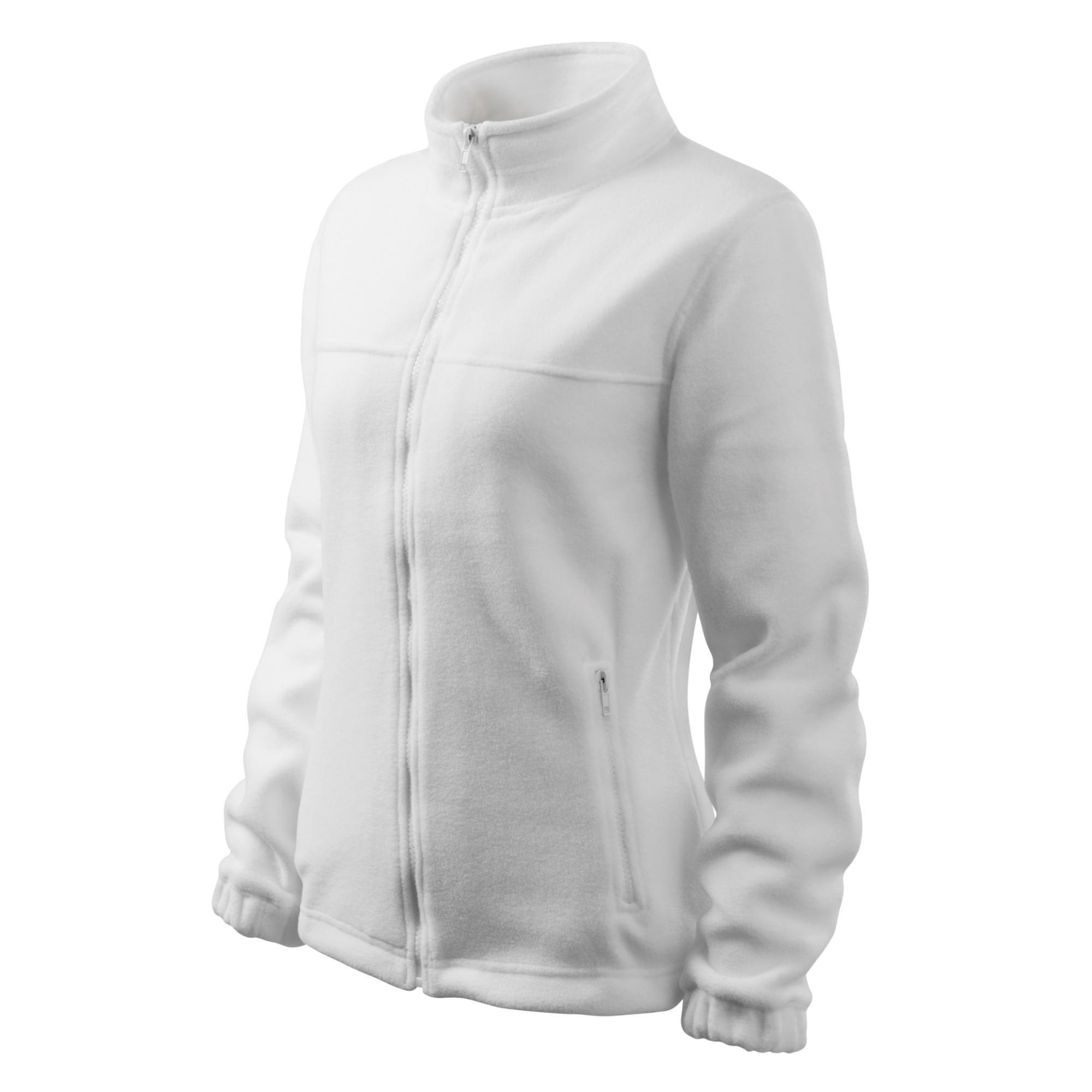 Jachetă fleece pentru damă Jacket 504 alb 00 (brand label) XXL