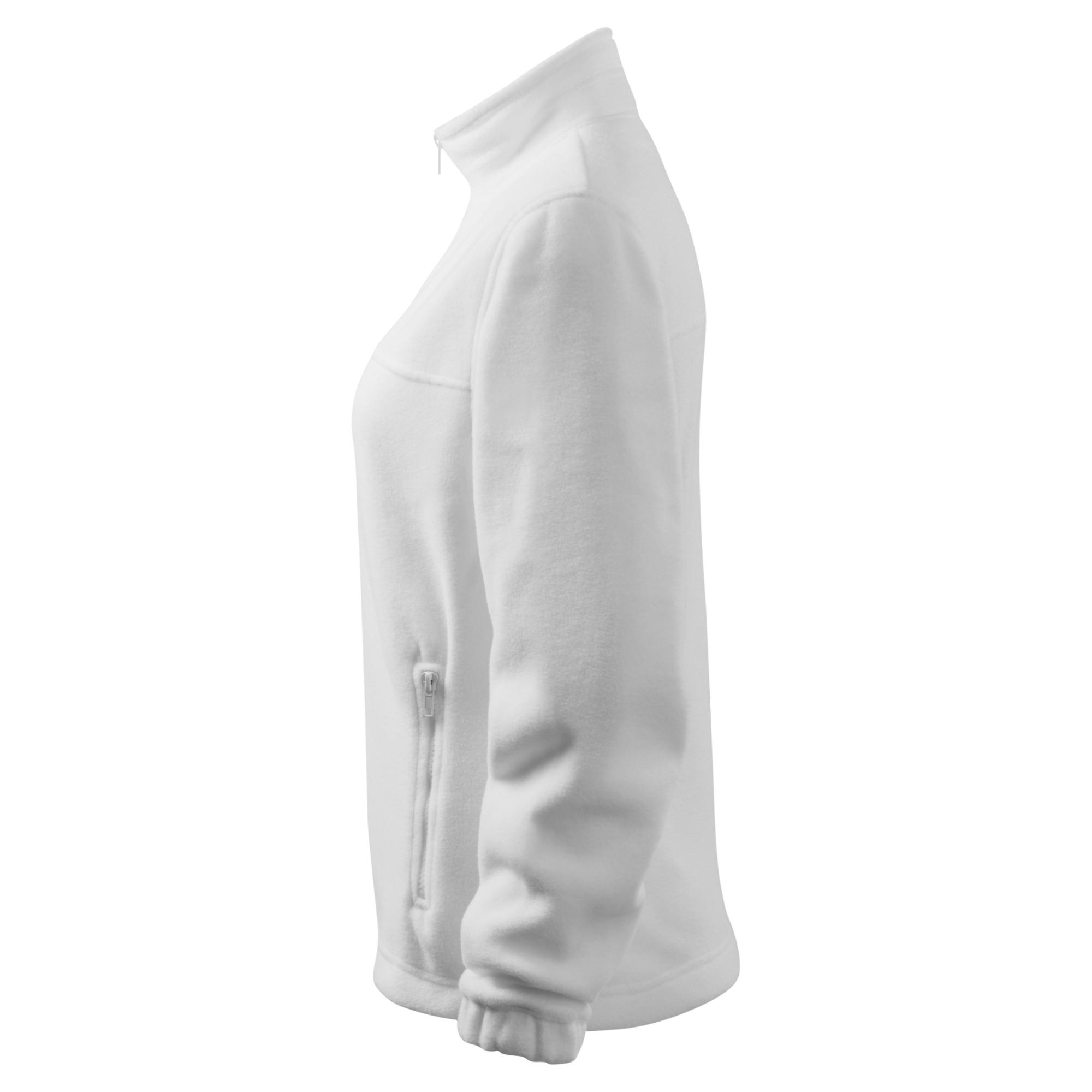 Jachetă fleece pentru damă Jacket 504 alb 00 (brand label) XL