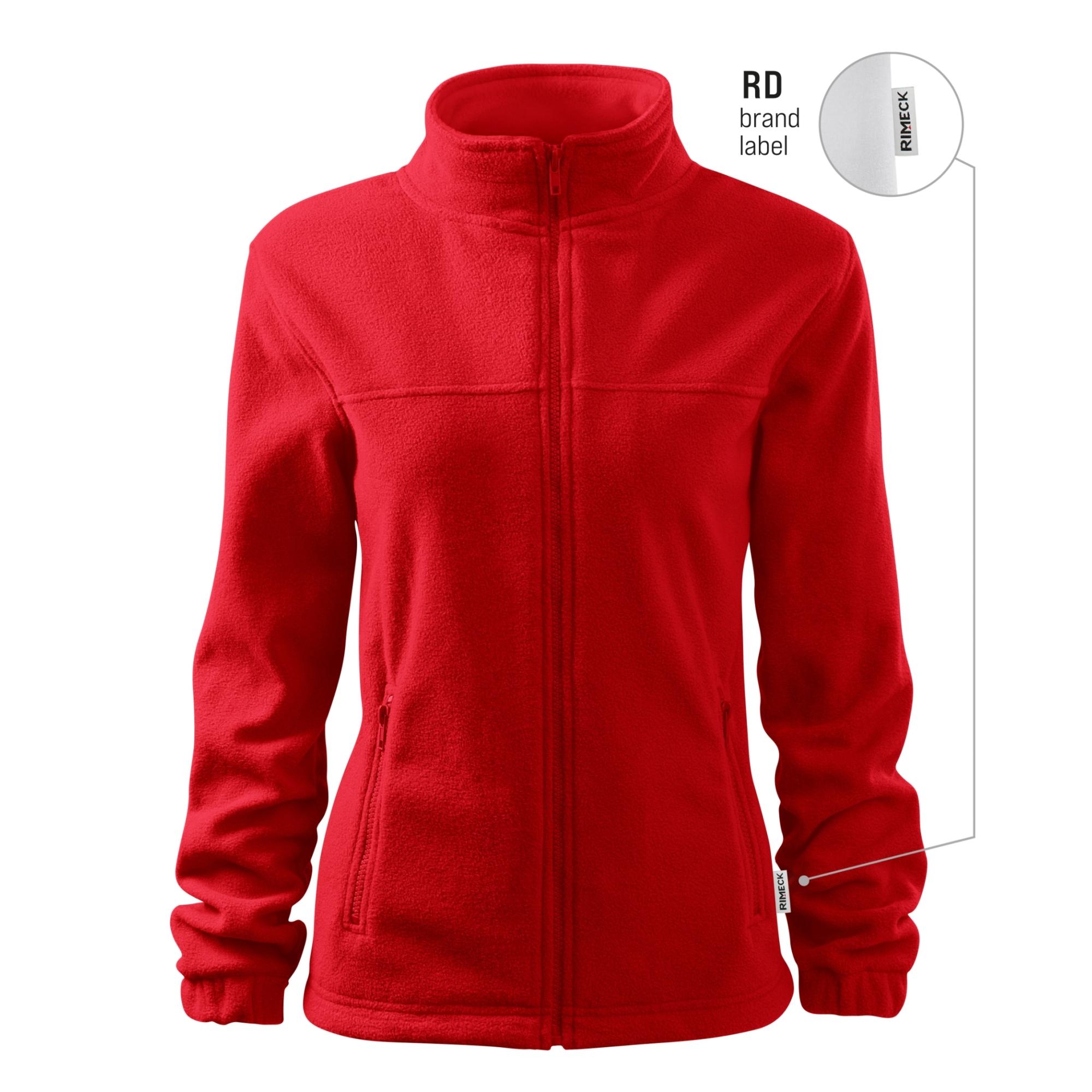 Jachetă fleece pentru damă Jacket 504 roşu 07 (brand label) M