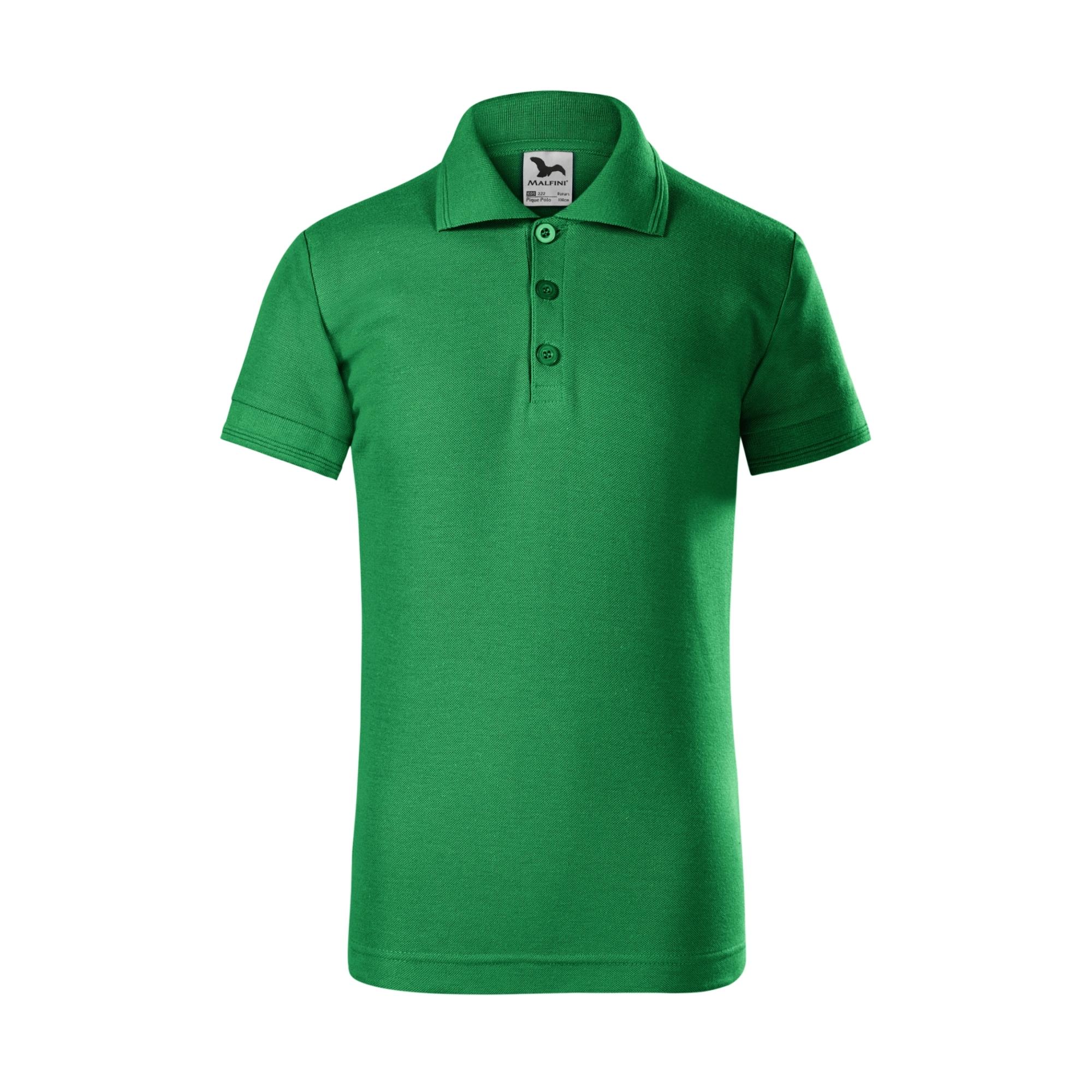 Tricou polo pentru copii Pique Polo 222 Verde mediu 6 ani