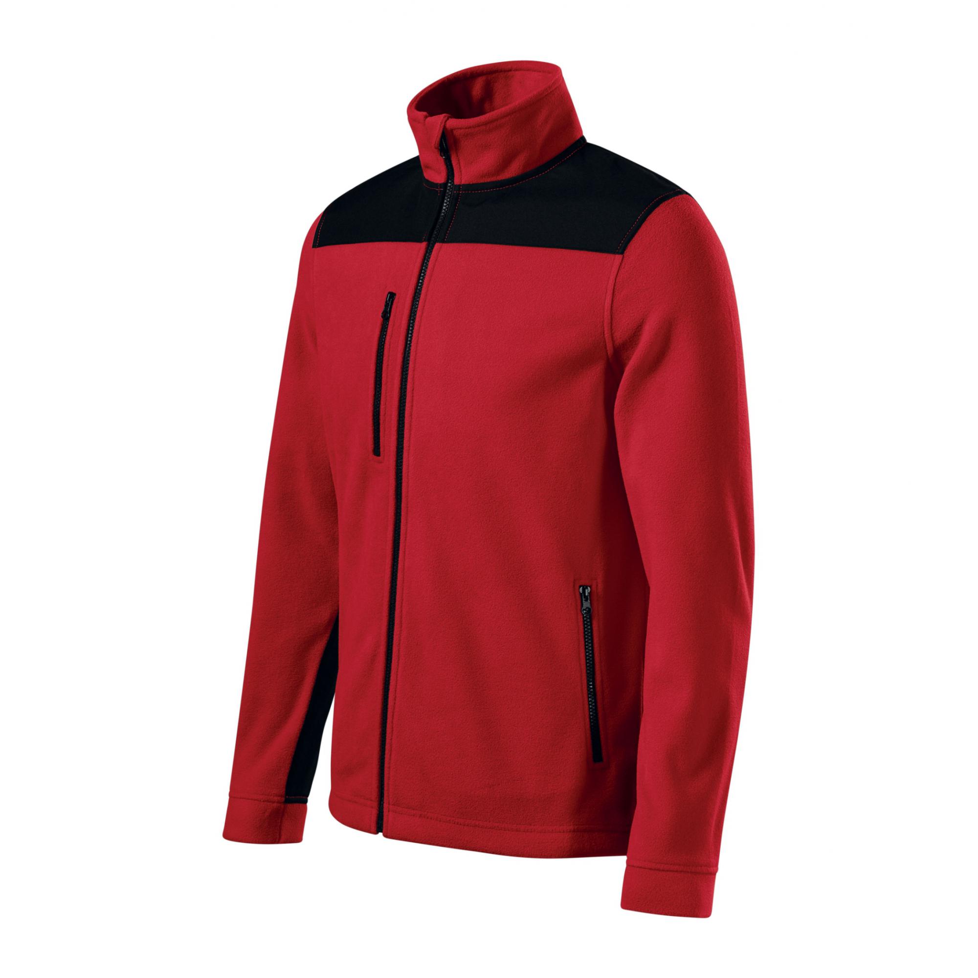 Jachetă fleece unisex Effect 530 Roșu