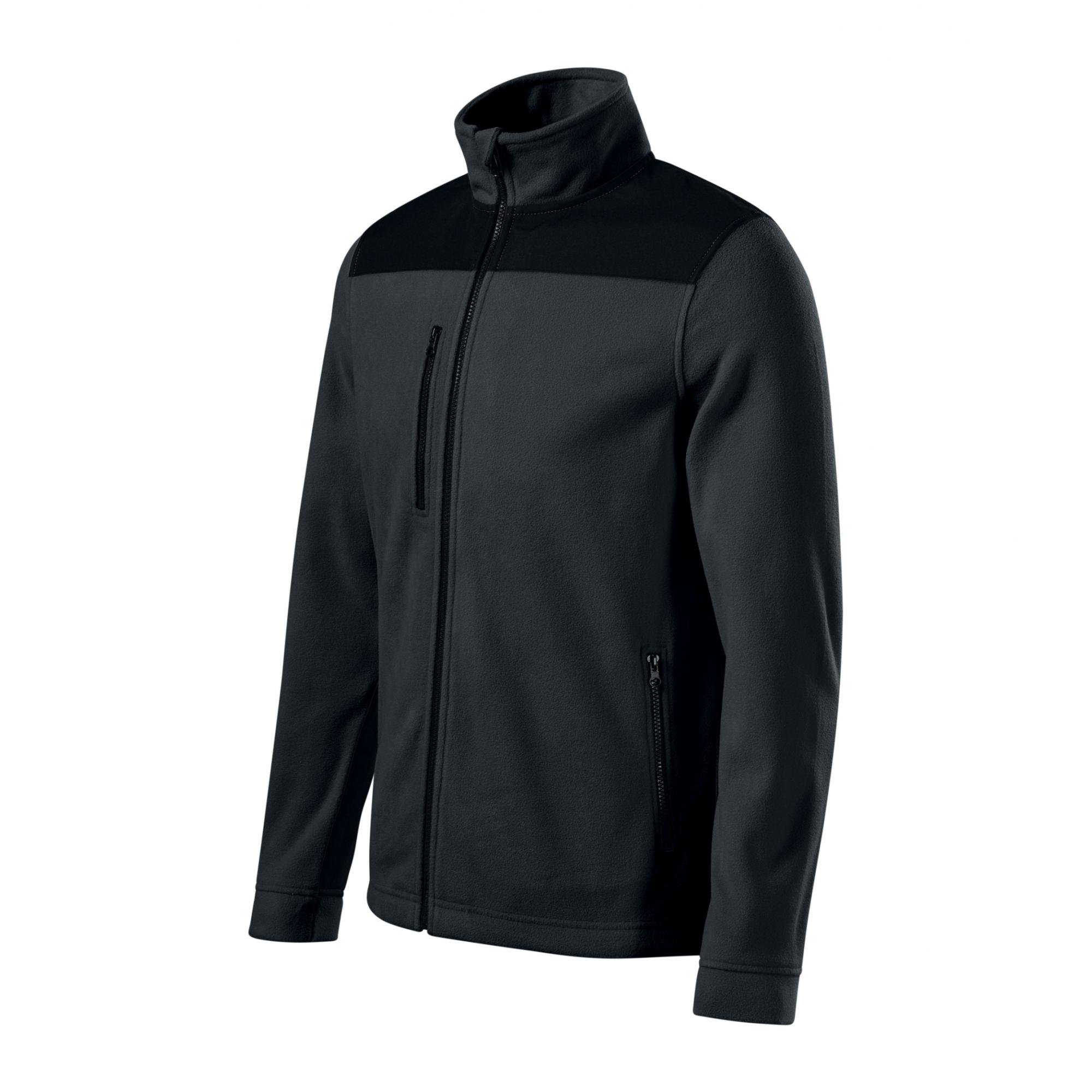 Jachetă fleece unisex Effect 530 Ebony gray XL