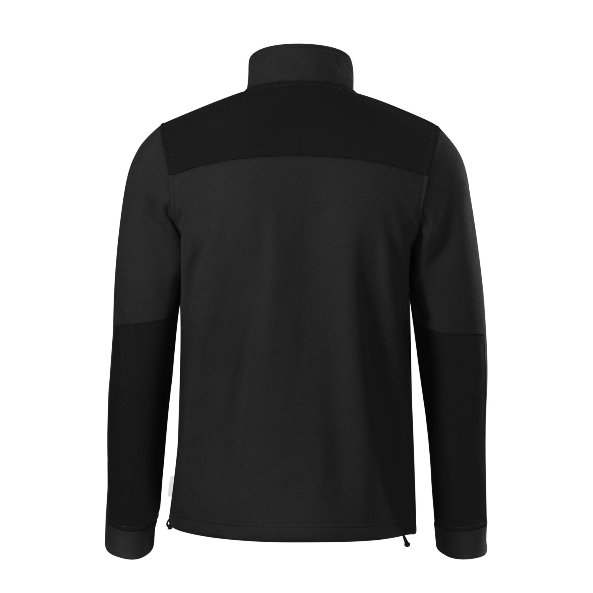 Jachetă fleece unisex Effect 530 negru 01 (brand label) L