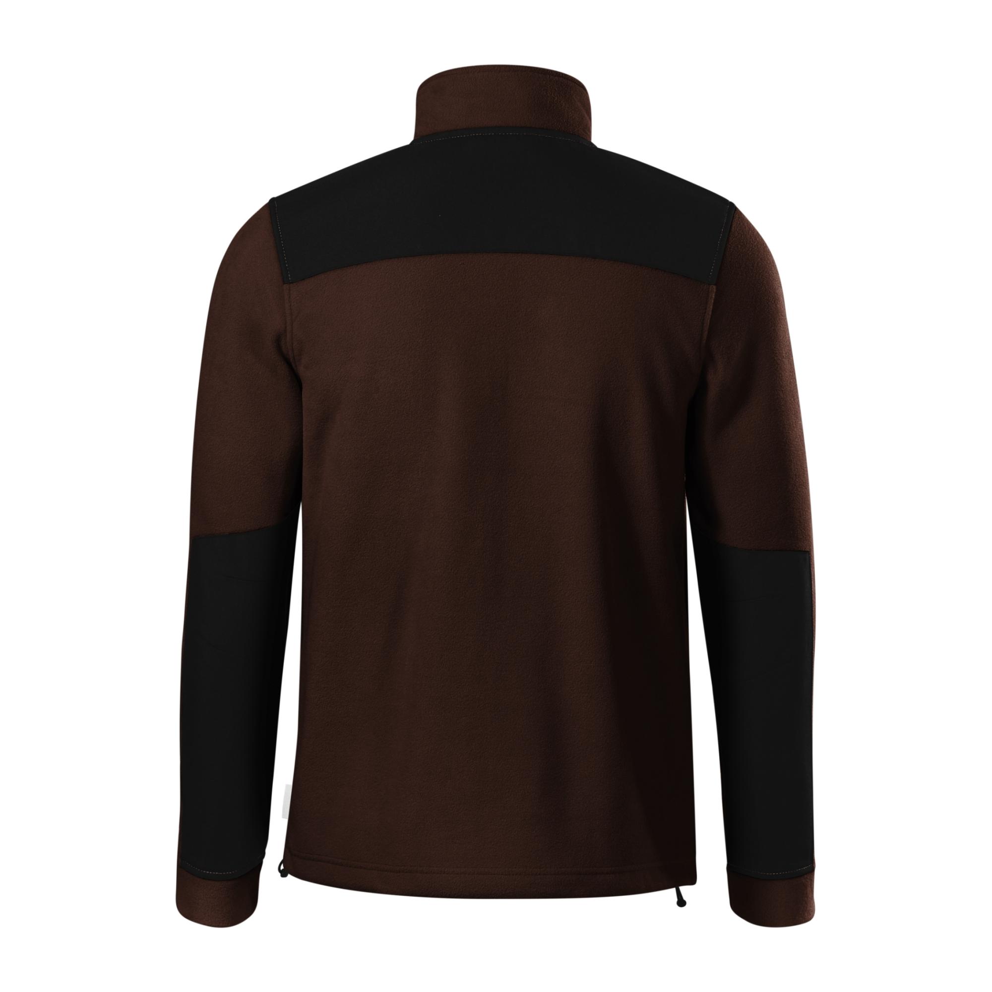 Jachetă fleece unisex Effect 530 cafea 27 (brand label) M