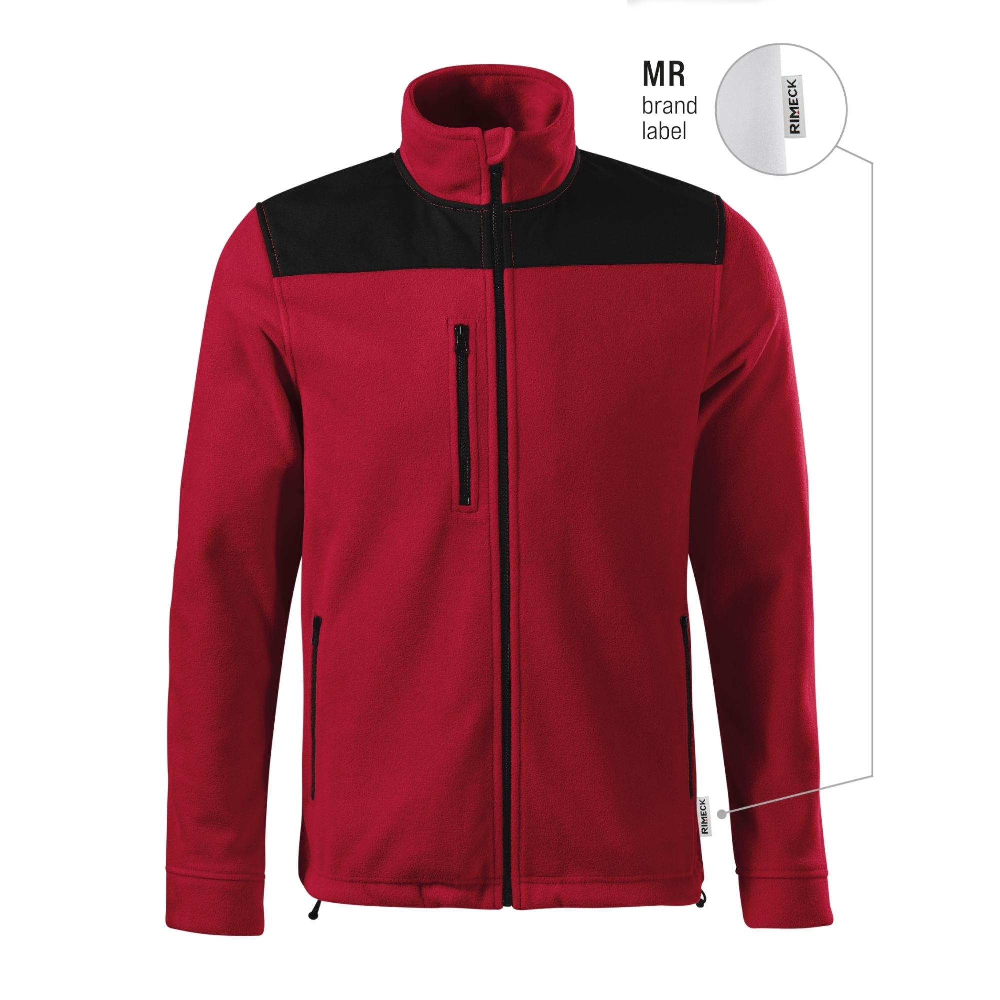 Jachetă fleece unisex Effect 530 roşu marlboro 23 (brand label) S