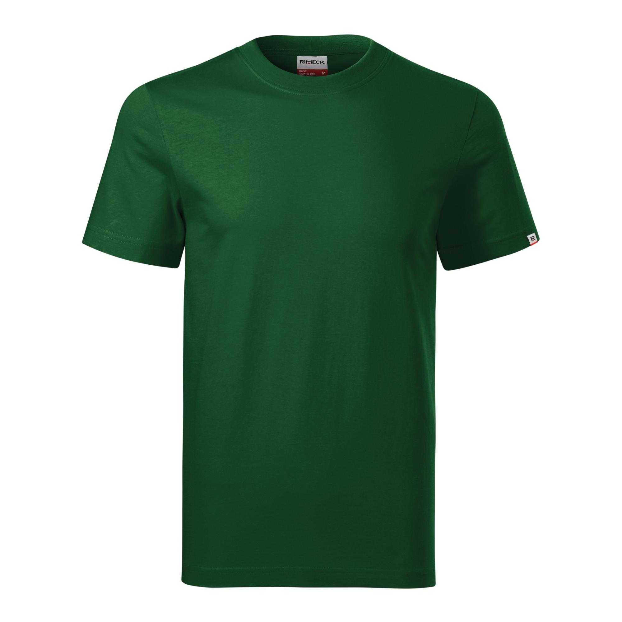 Tricou unisex Base R06 verde sticlă 06 (brand label) S