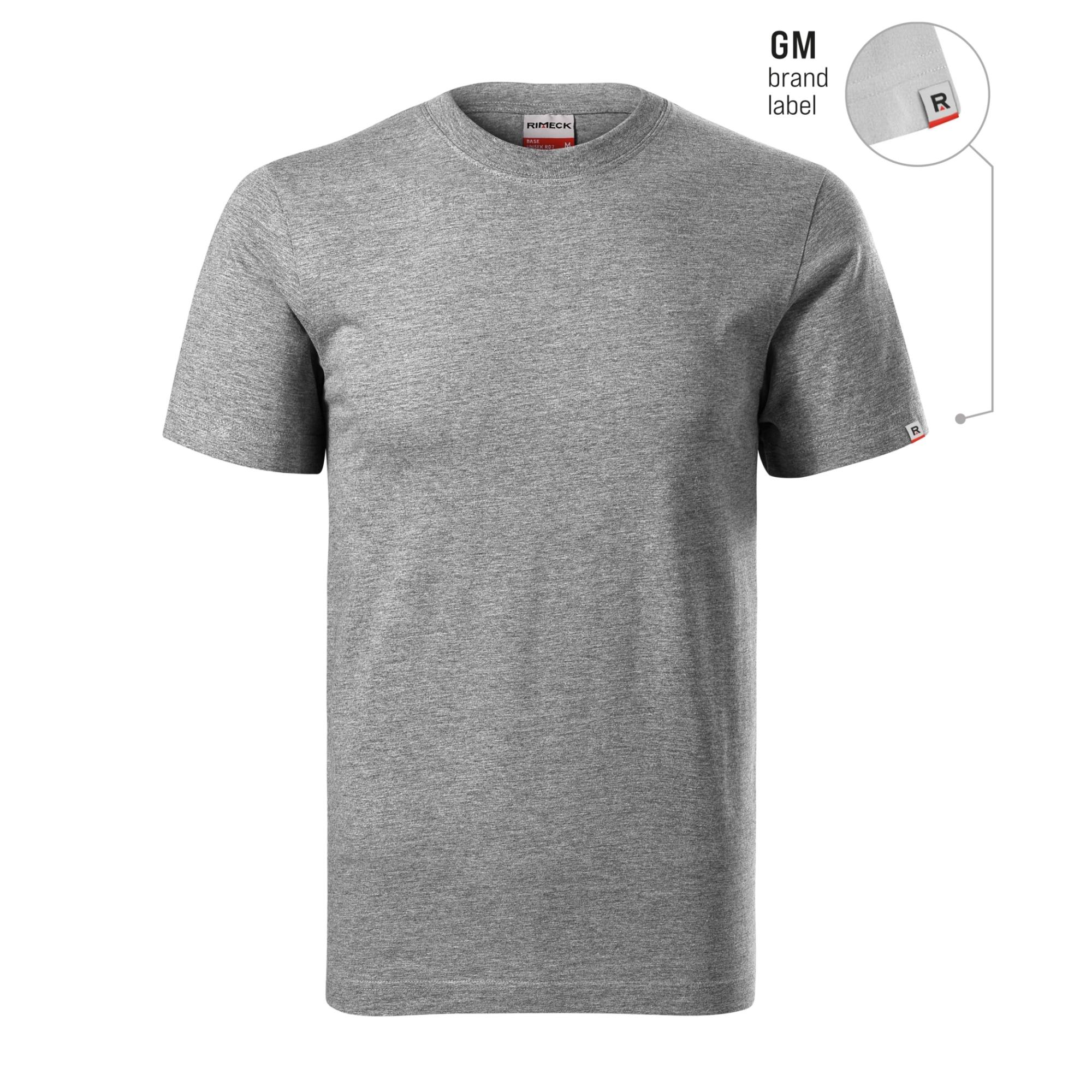 Tricou unisex Recall R07 gri închis 12 (brand label) XXL